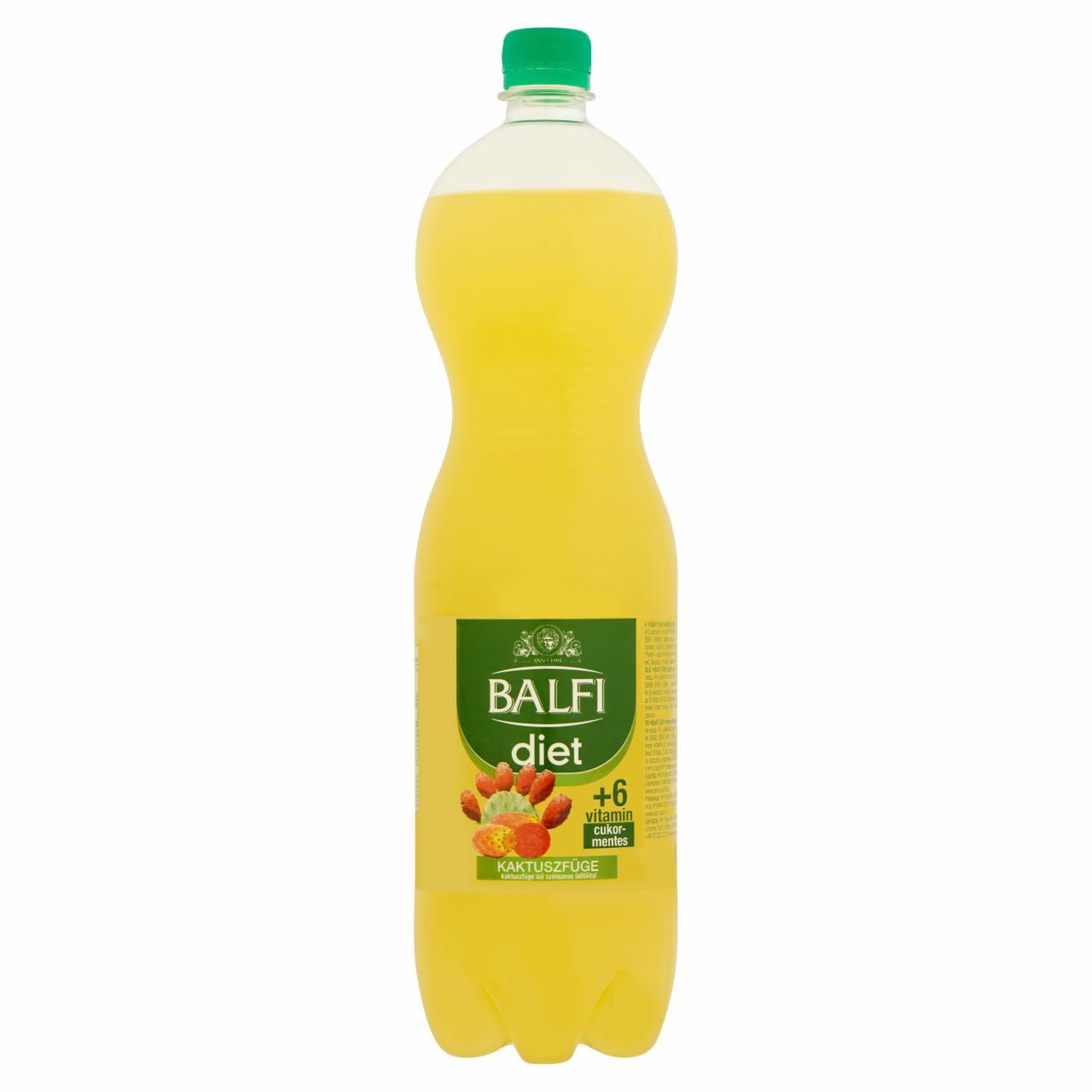 Photo - Balfi Diet Carbonated Cactus Fig Flavoured Soft Drink 1,5 l