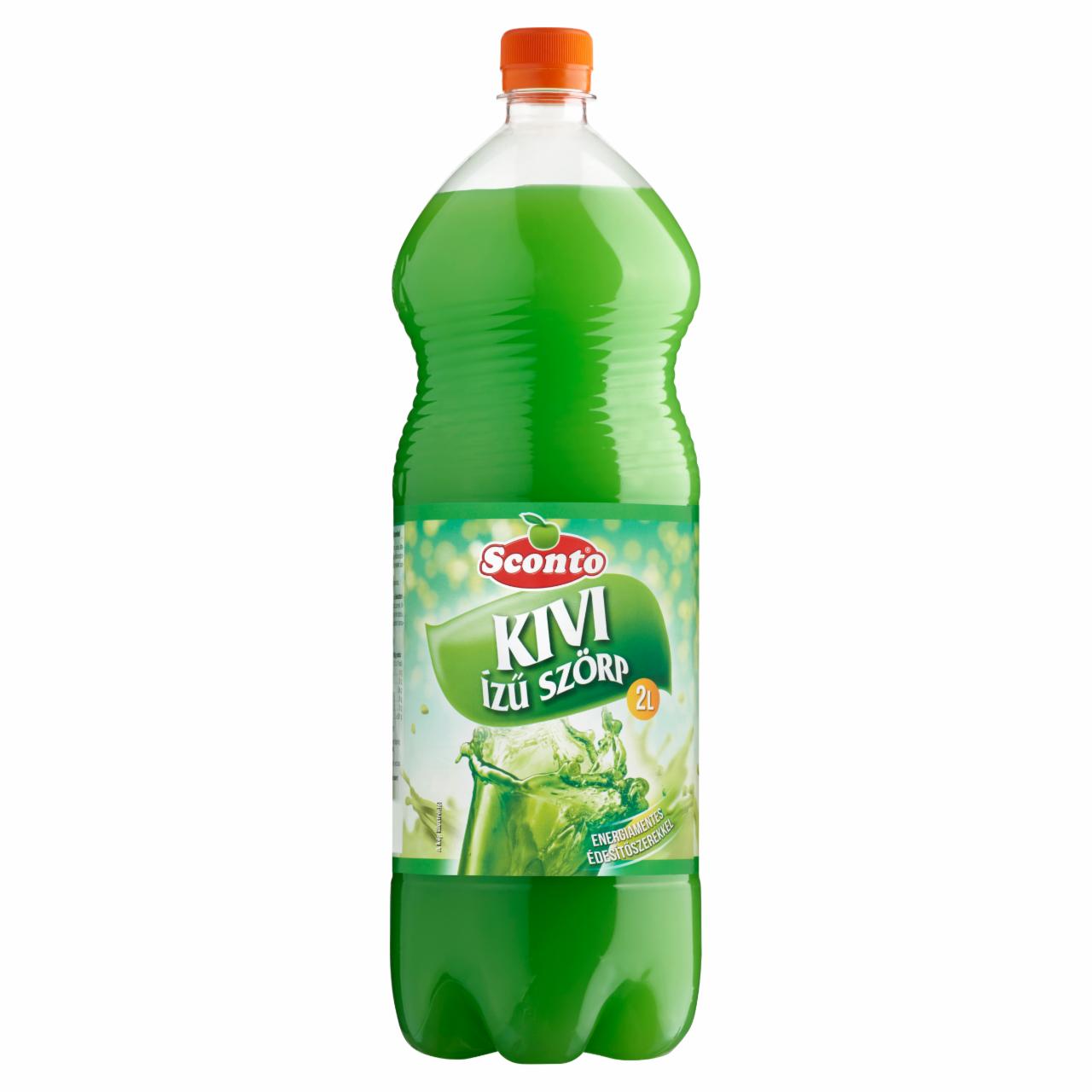 Photo - Sconto Energy-Free Kiwi Flavoured Syrup with Sweeteners 2 l