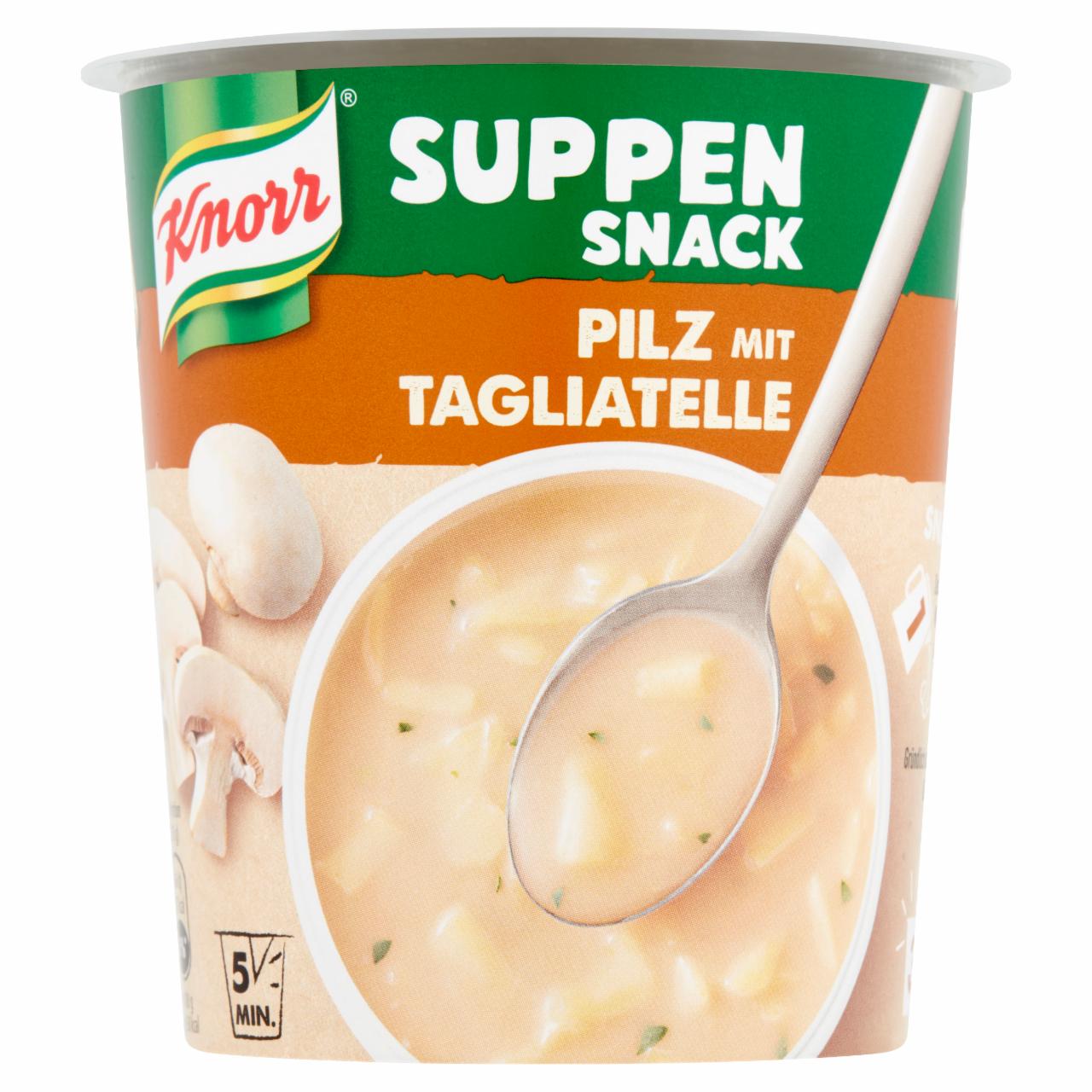 Photo - Knorr Snack Mushroom Cream Soup with Noodles 40 g