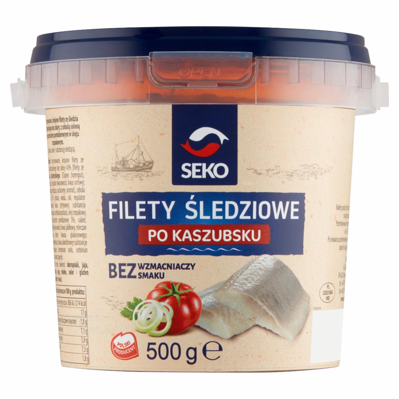 Photo - Seko Kashubian Style Herring Fillets 500 g