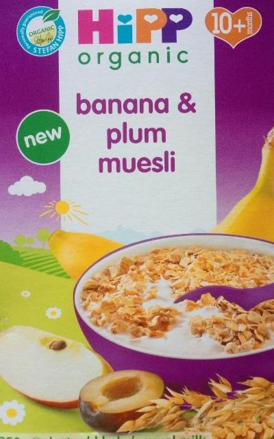Photo - banana & plum muesli Hipp