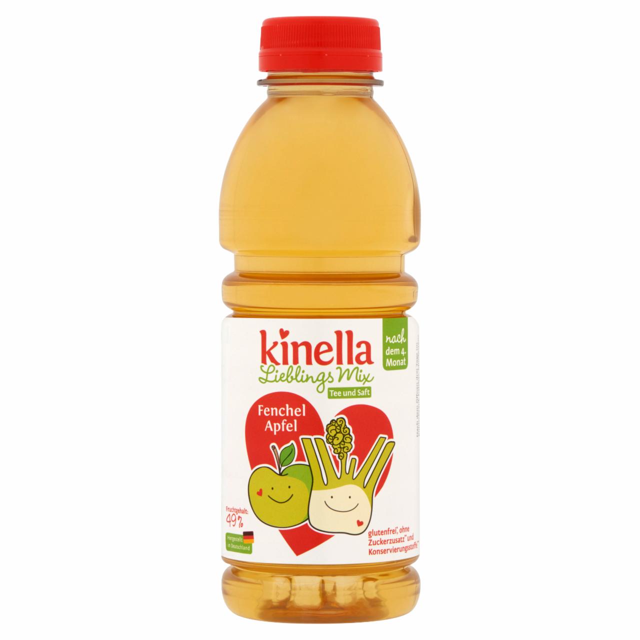 Photo - Kinella Sweet Cumin Tea & Apple Juice 4+ Months 500 ml