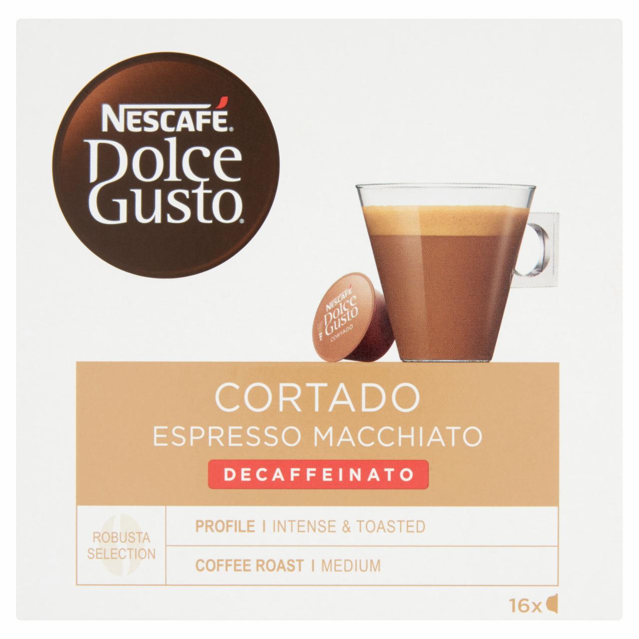 Photo - NESCAFÉ Dolce Gusto Cortado Espresso Macchiato Decaffeinated Coffee Pods 16 pcs/16 Cups 99,2 g