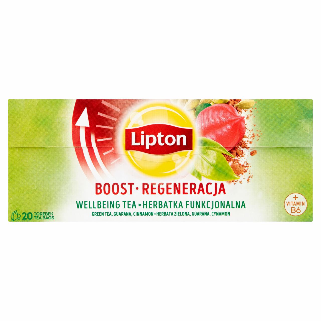 Photo - Lipton Boost Wellbeing Green Tea with Vitamin B6 20 Tea Bags
