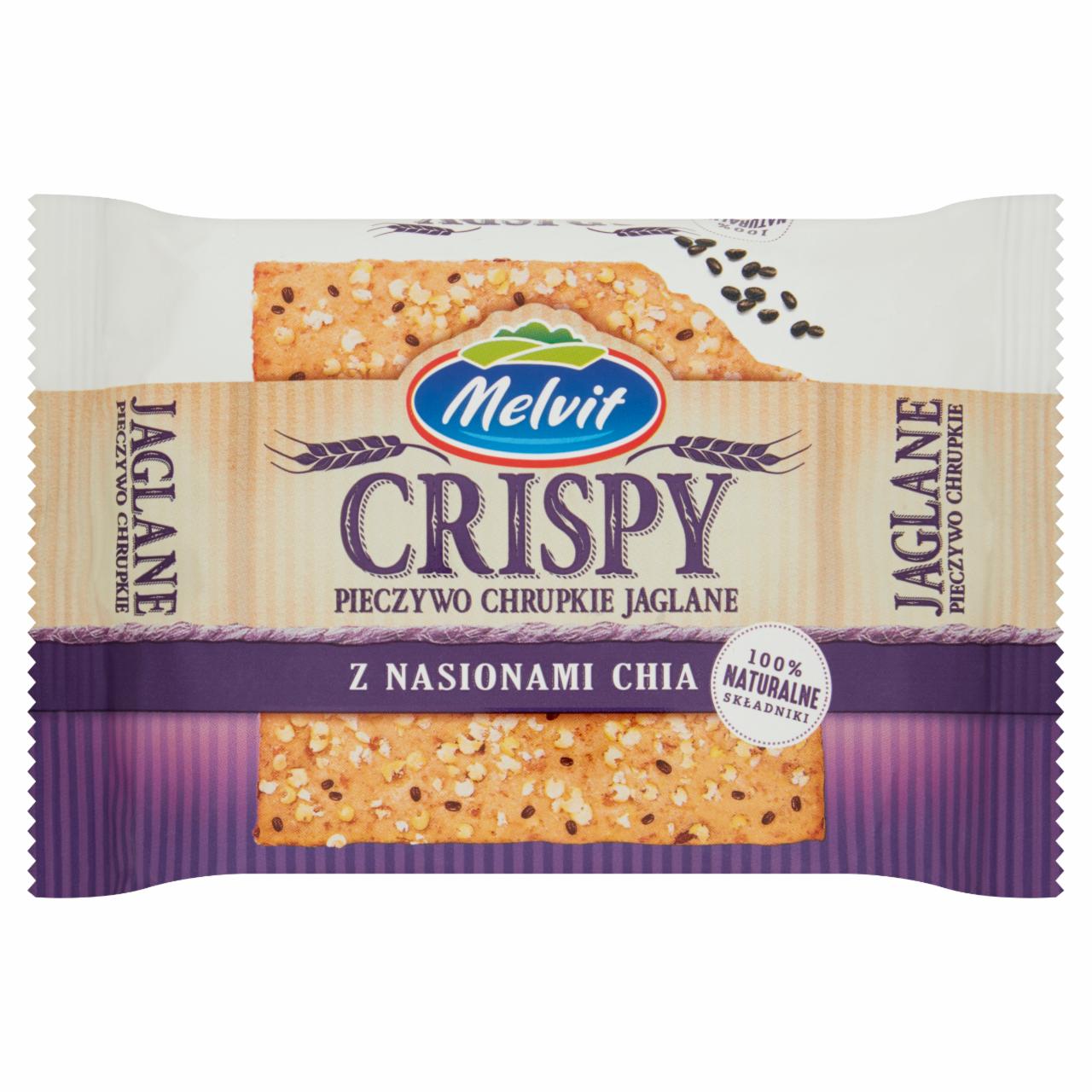 Photo - Melvit Crisper Wholegrain Millet Crispbread with Chia Seeds 100 g