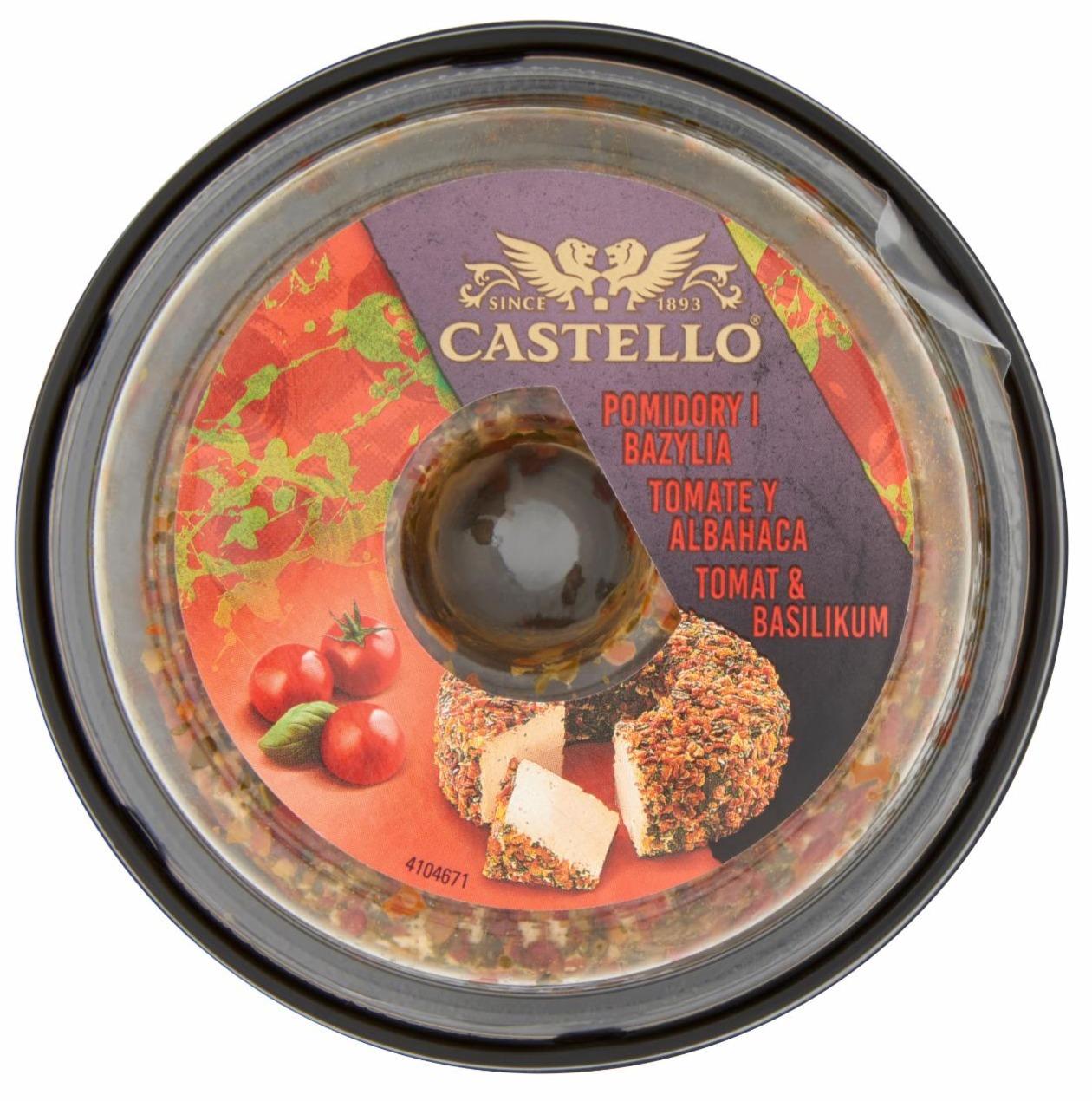 Photo - Castello Tomato & Basil Flavoured Fat Cream Cheese Ring