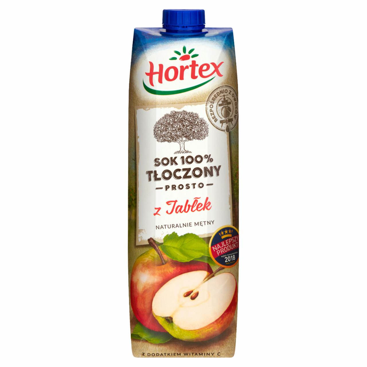 Photo - Hortex 100% Pressed Juice from Apples 1 L