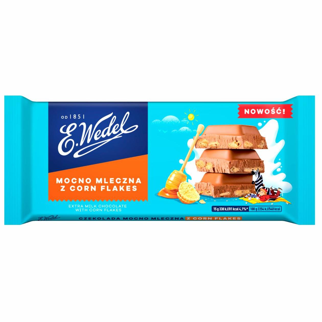 Photo - E. Wedel Extra Milk Chocolate with Corn Flakes 90 g