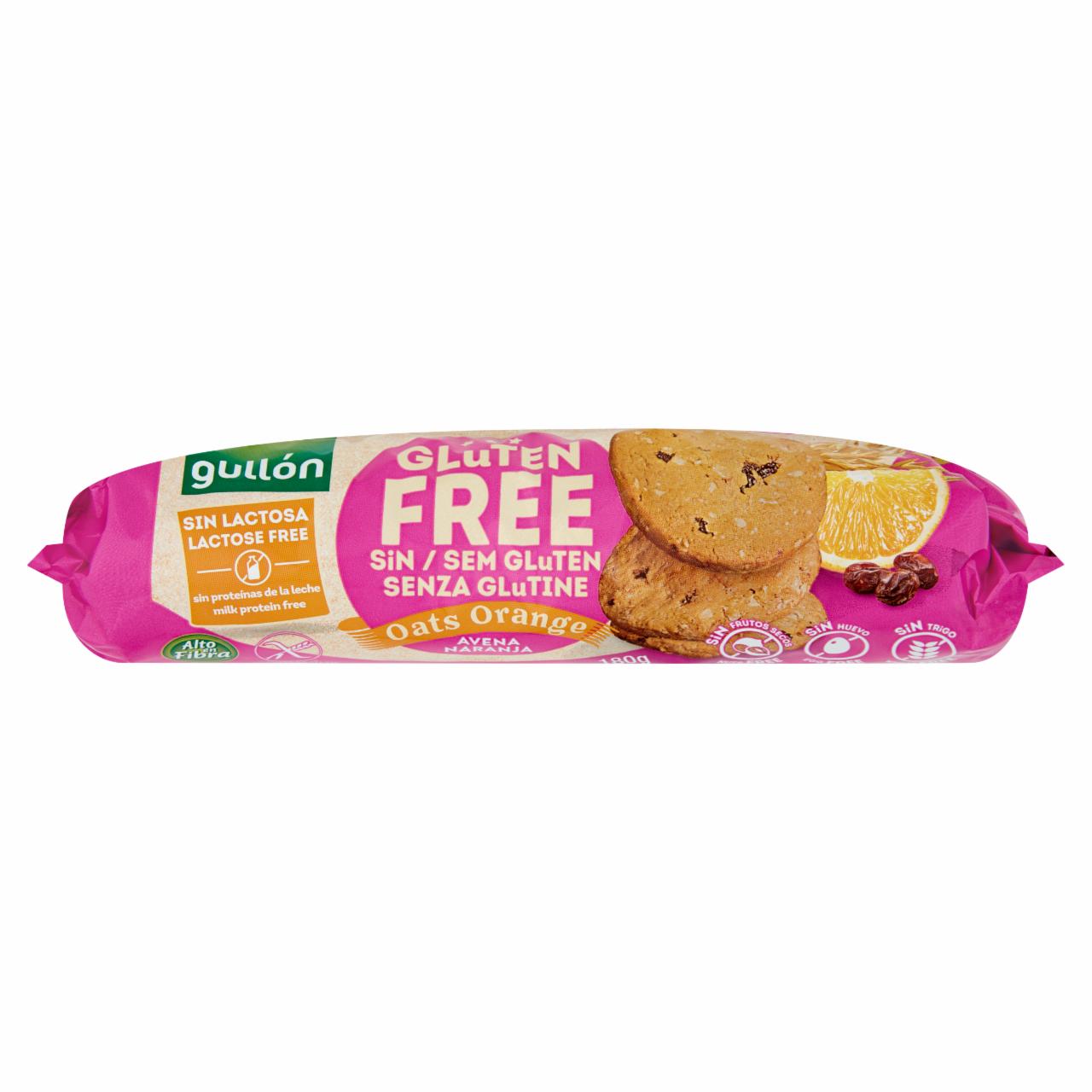 Photo - Gullón Gluten Free Biscuit with Oats and Orange 180 g