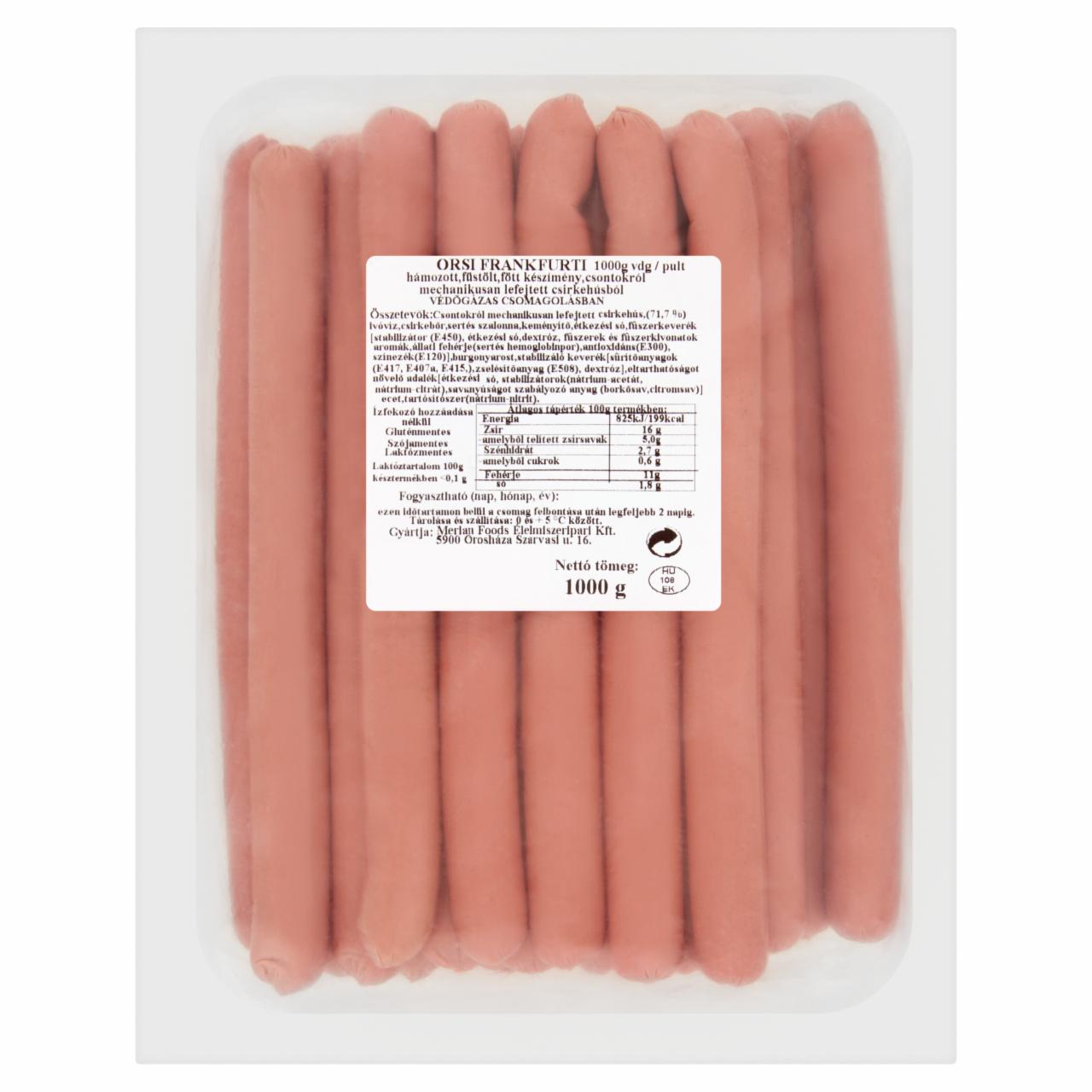 Photo - Orsi Frankfurter 1000 g