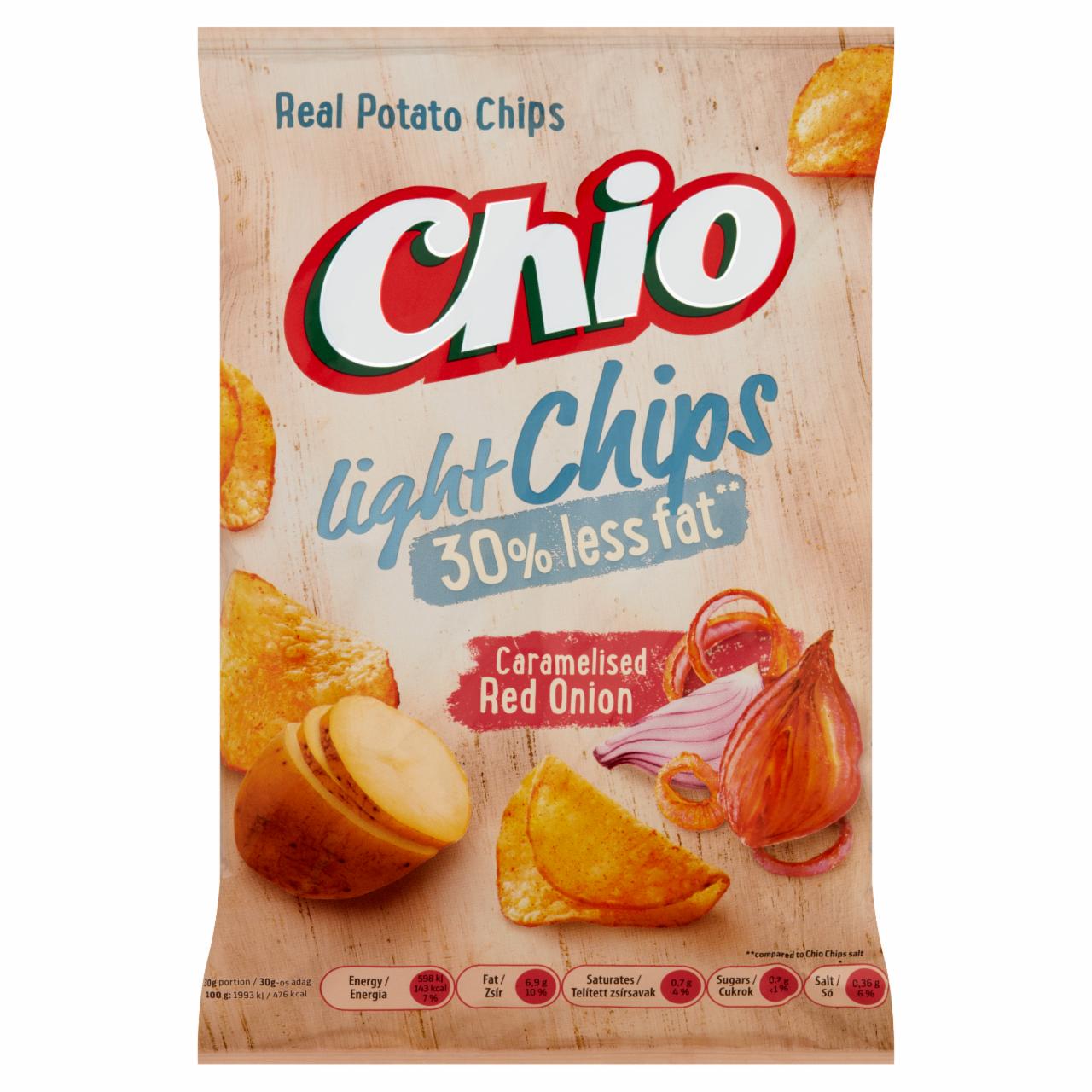 Photo - Chio Light Chips Potato Chips with Caramelised Onion Flavour 65 g