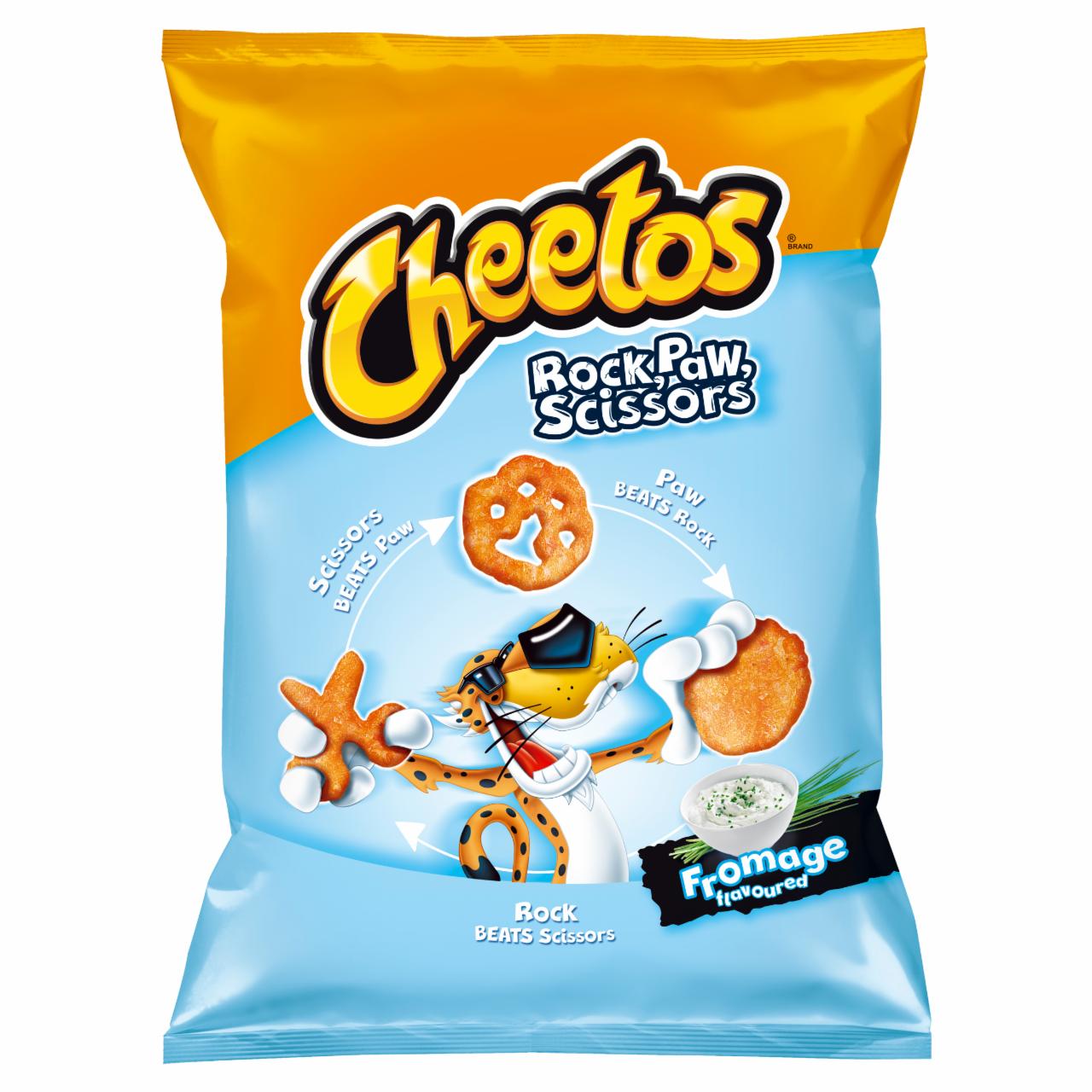 Photo - Cheetos Rock, Paw, Scissors Fromage Flavoured Corn Snacks 85 g