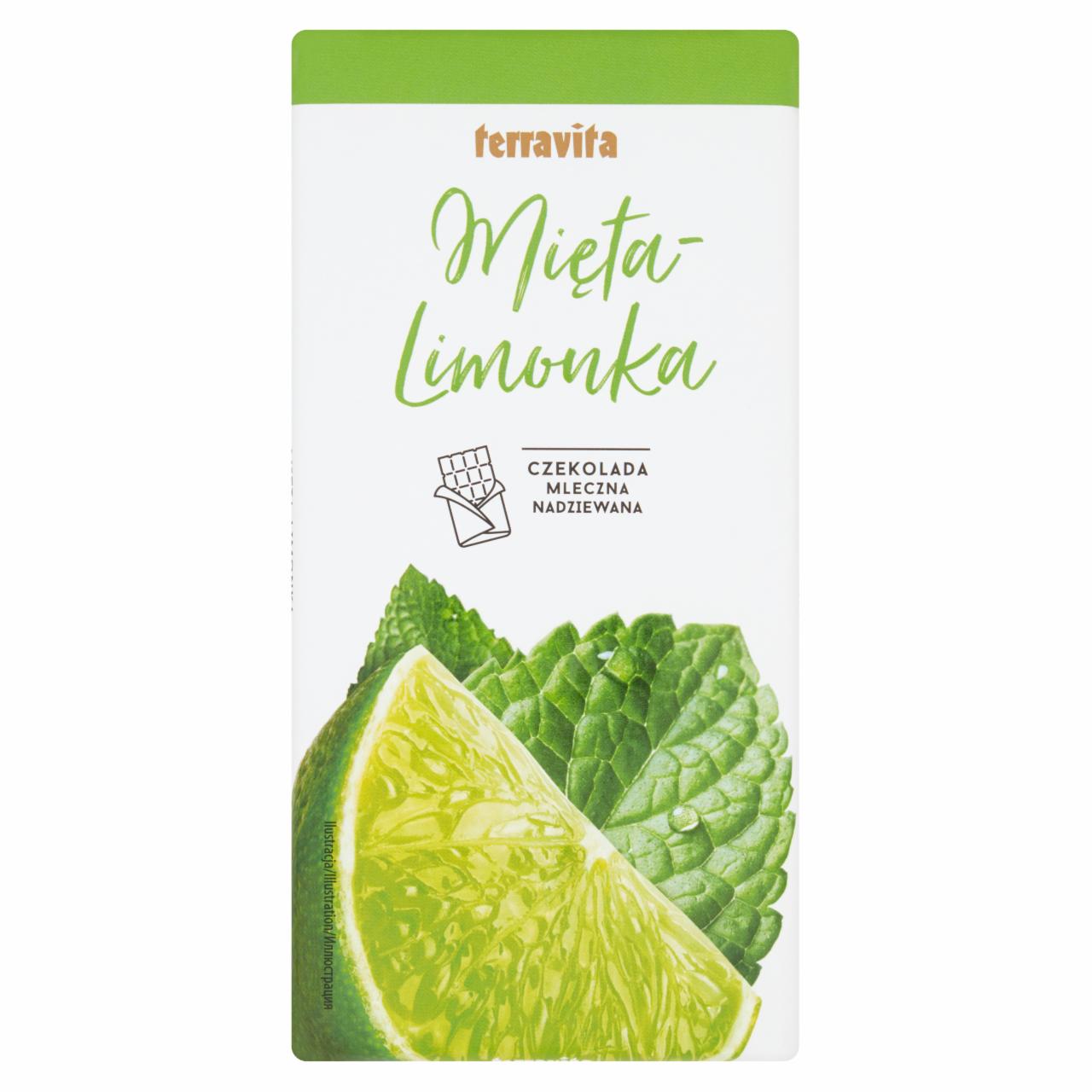 Photo - Terravita Milk Chocolate with Mint-Lime Filling 100 g