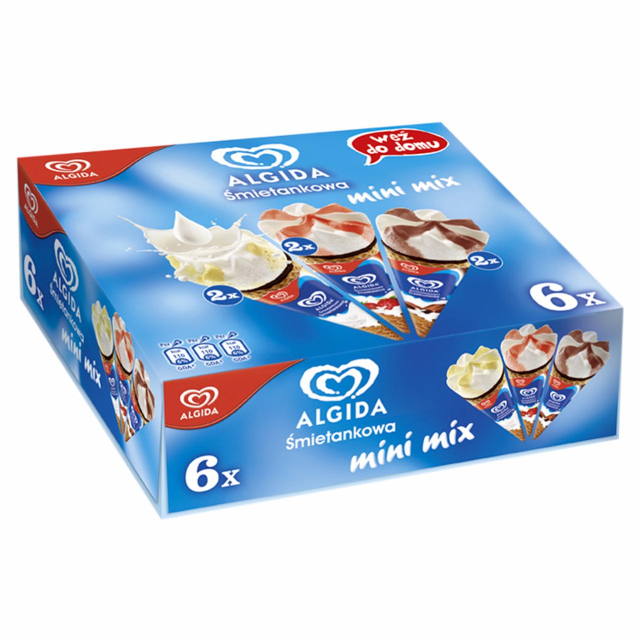 Photo - Algida Śmietankowa Mini Mix Ice Cream 480 ml (6 Pieces)