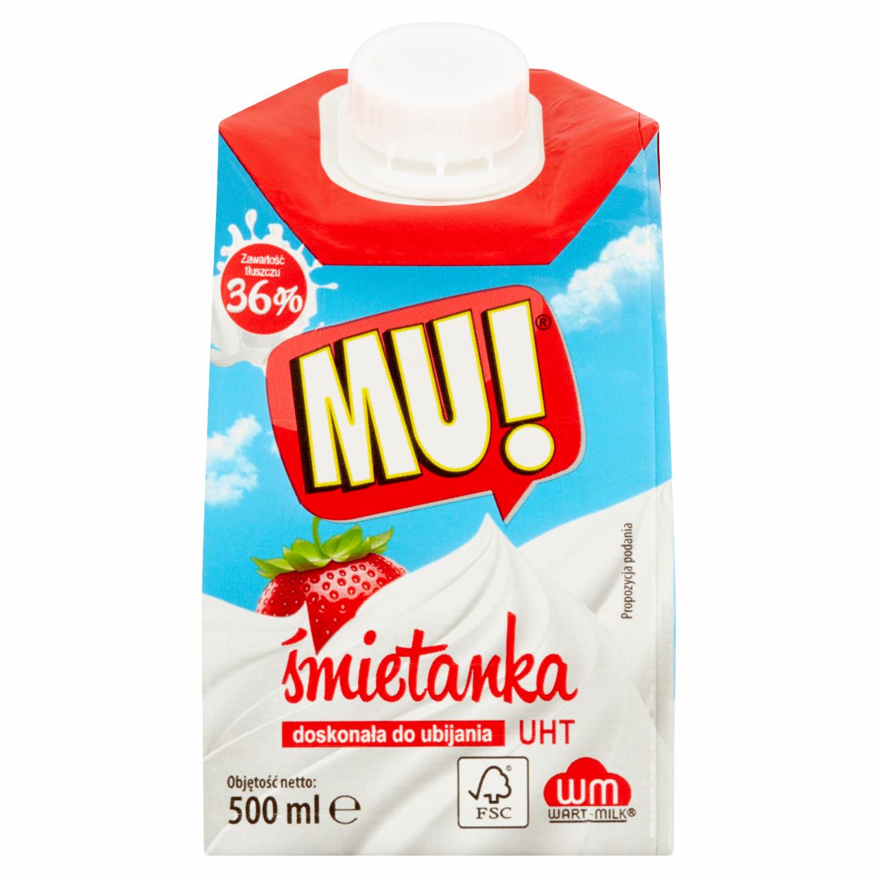Photo - Mu! UHT Cream 36% 500 ml
