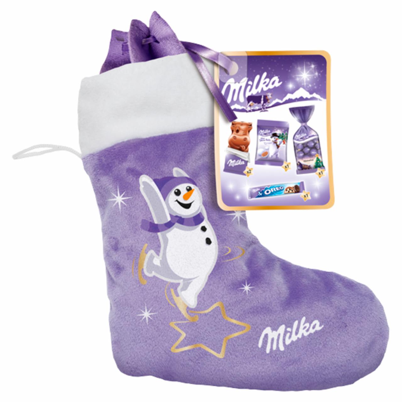 Photo - Milka Milk Chocolate Selection in Christmas Socks 196 g