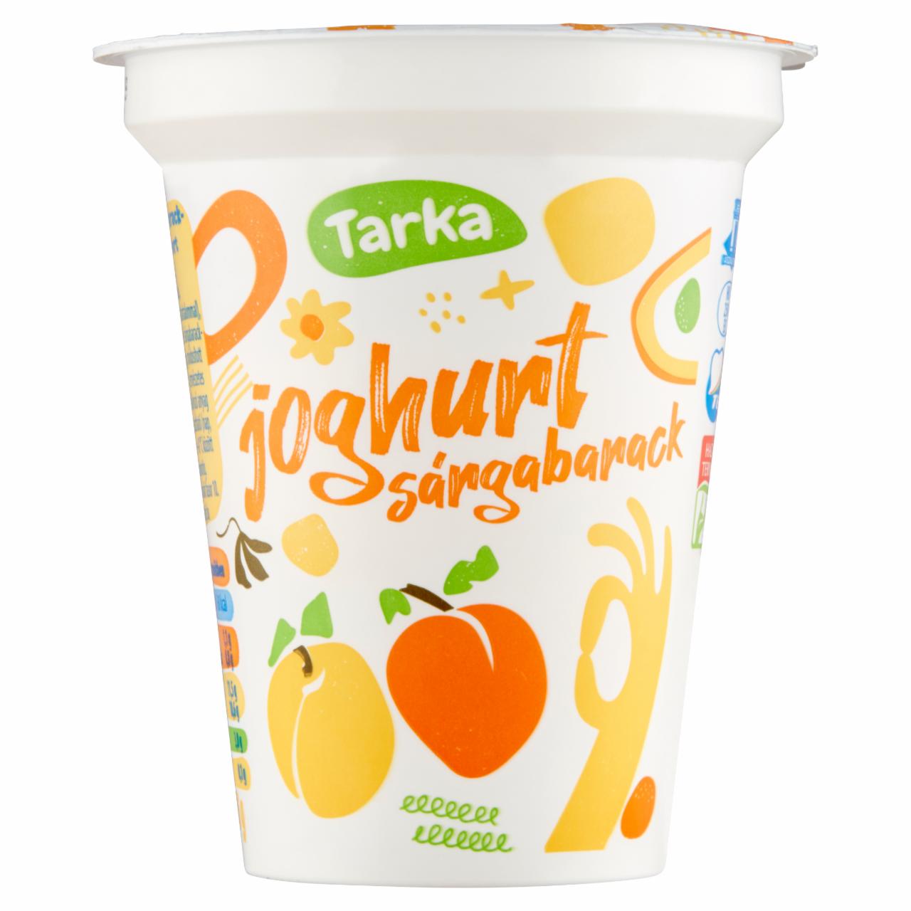 Photo - Tarka Low-Fat Apricot-Flavoured Yoghurt with Live Cultures 125 g