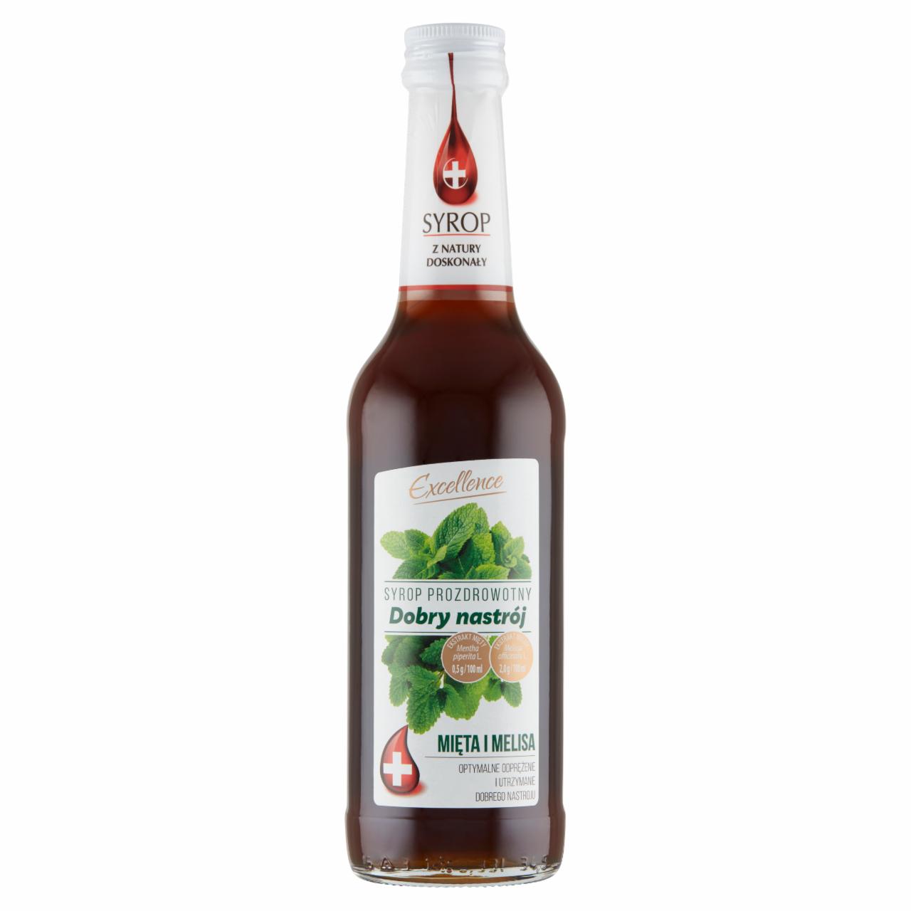Photo - Excellence Dobry nastrój Mint and Lemon Balm Health-Promoting Syrup 320 ml