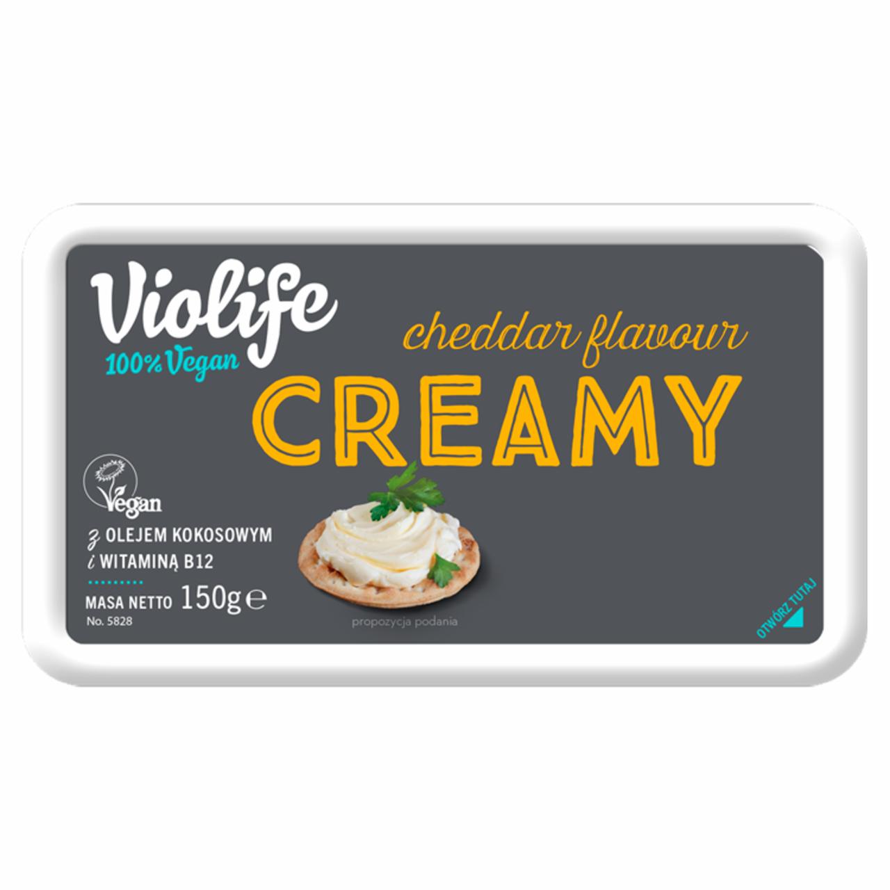 Photo - Violife Cheddar Flavour Creamy Product Based on Coconut Oil 150 g