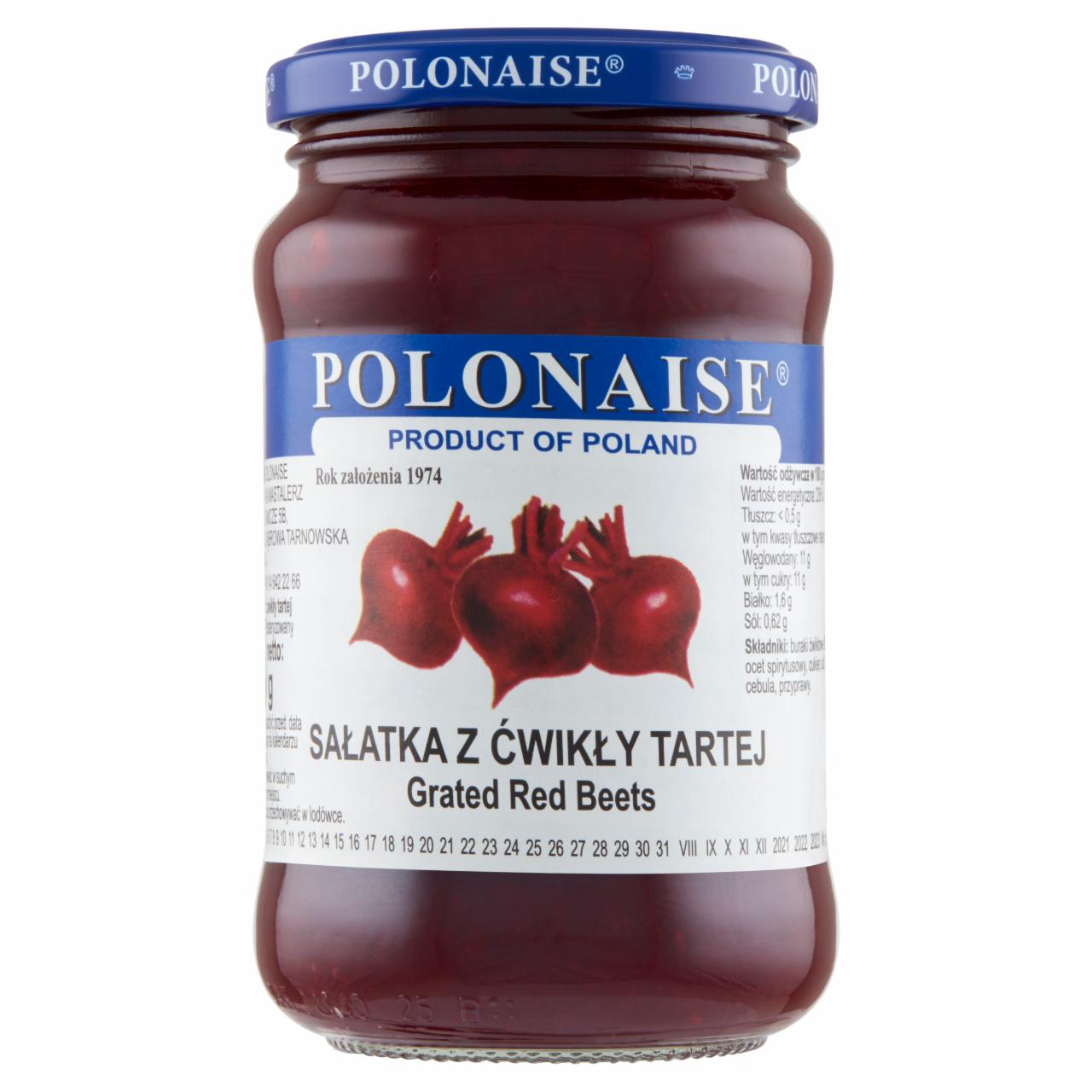 Photo - Polonaise Grated Red Beets 340 g