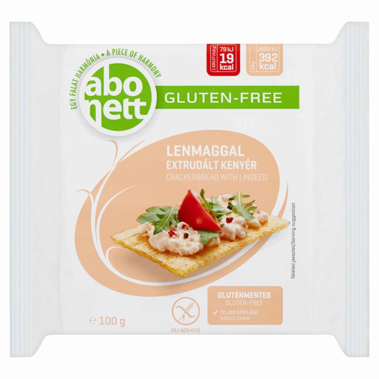 Photo - Abonett Gluten-Free Crackerbread with Linseed 100 g