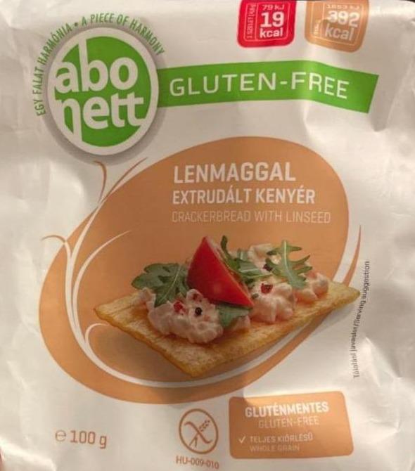 Photo - Abonett Gluten-Free Crackerbread with Linseed 100 g