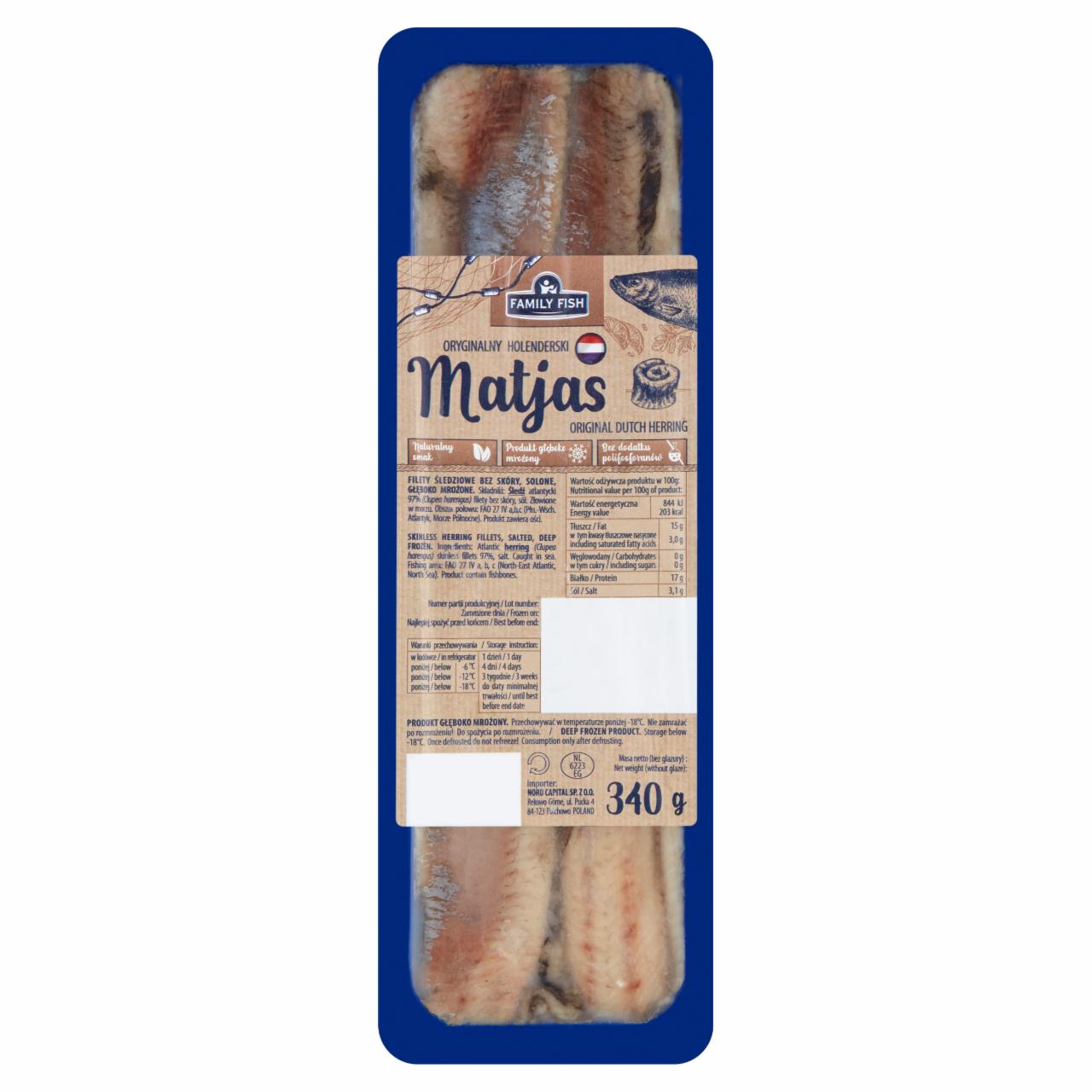 Photo - Family Fish Original Dutch Herring 340 g