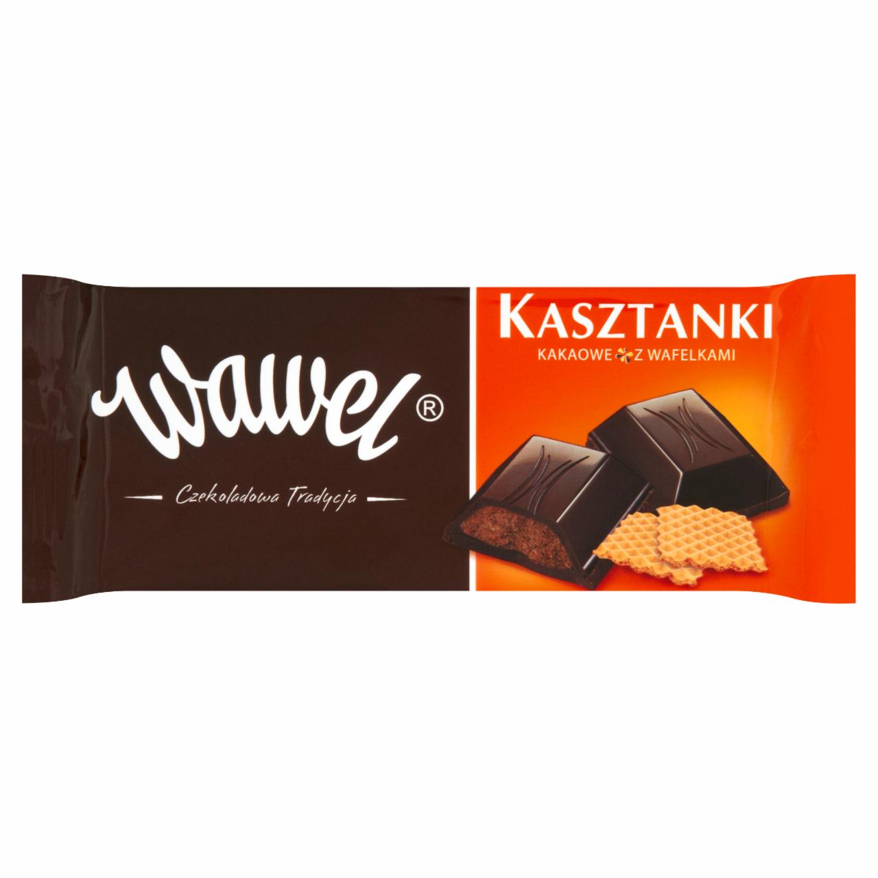 Photo - Wawel Kasztanki Cocoa Filled Chocolate with Wafers 4 x 100 g