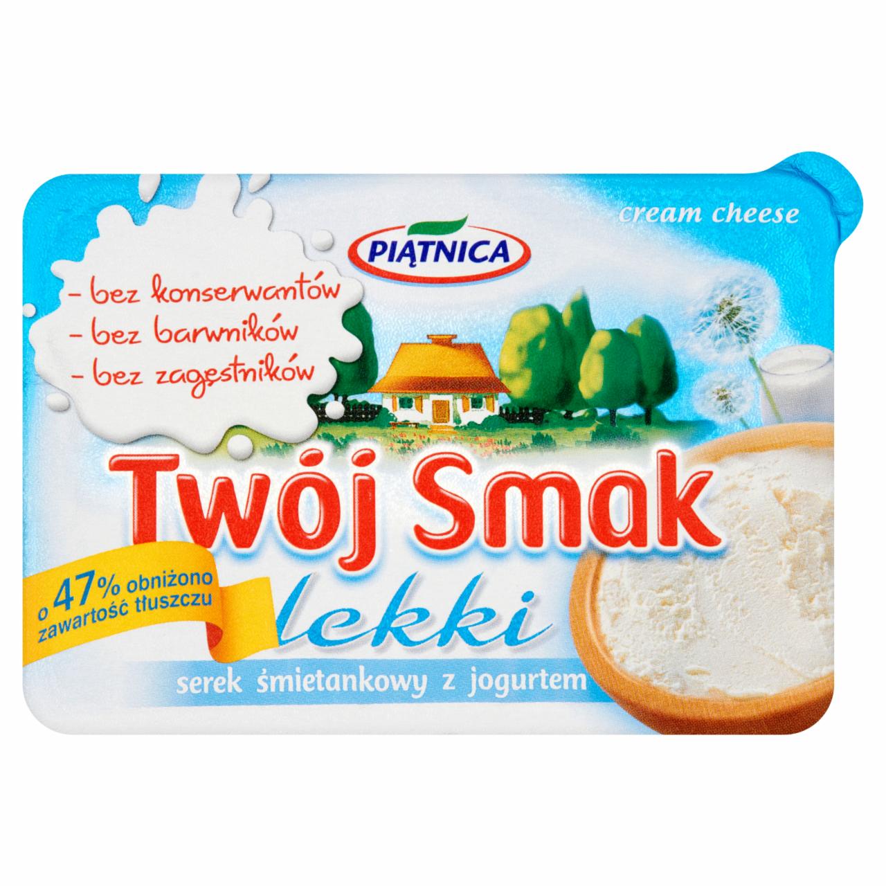 Photo - Piątnica Twój Smak lekki Cream Cheese with Yoghurt 135 g