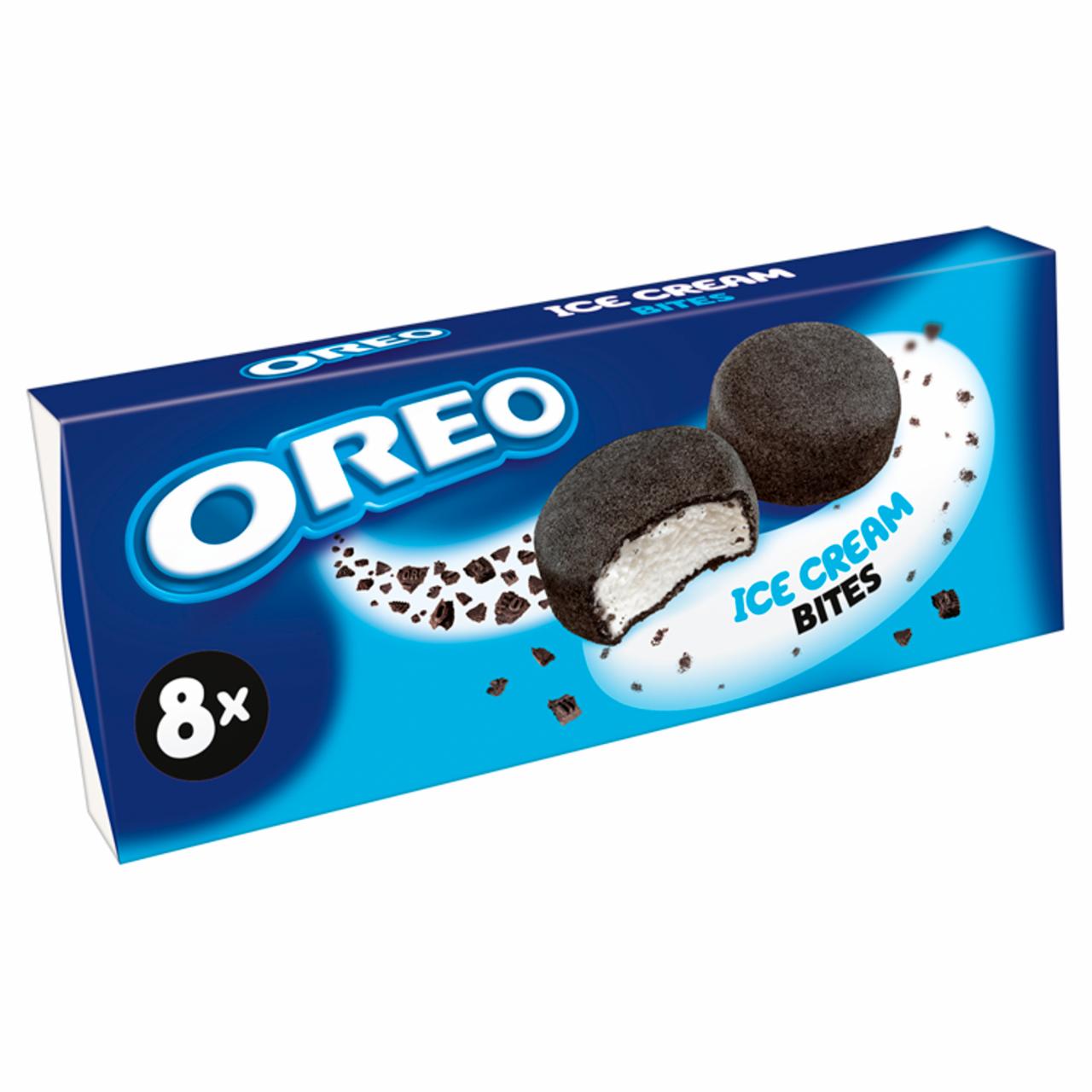 Photo - Oreo Vanilla Ice Cream with Cocoa Biscuit Pieces and Vanilla Filling 80 ml (8 Pieces)