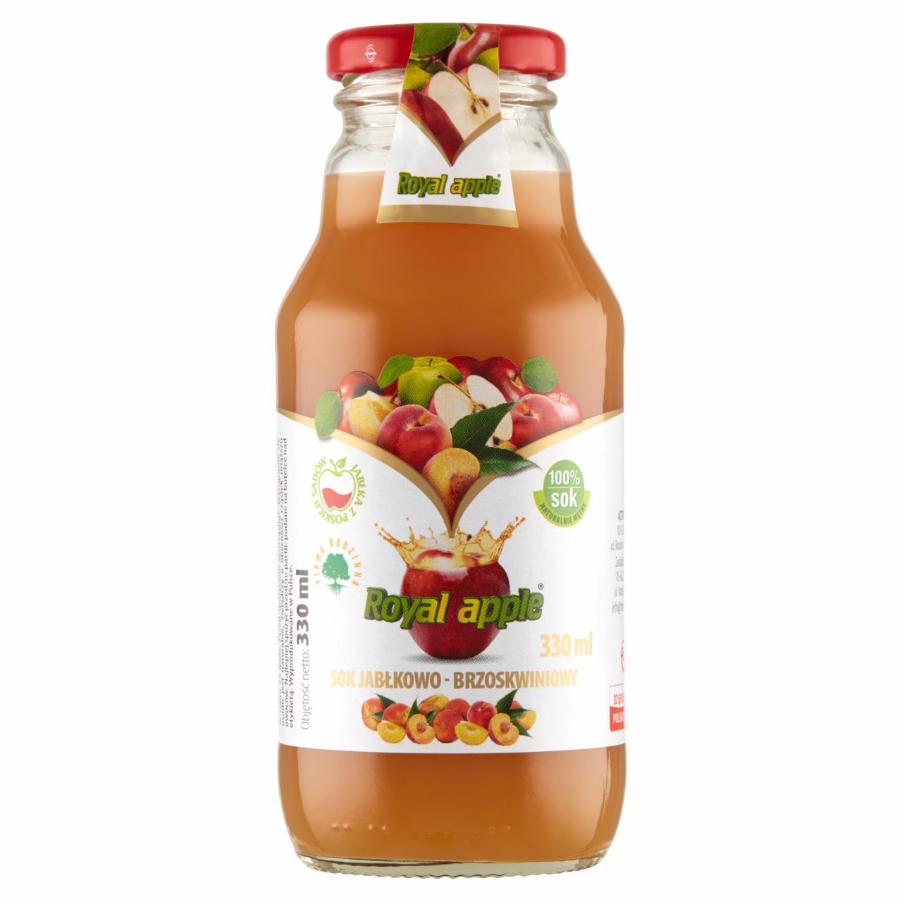 Photo - Royal apple Apple-Peach Juice 330 ml