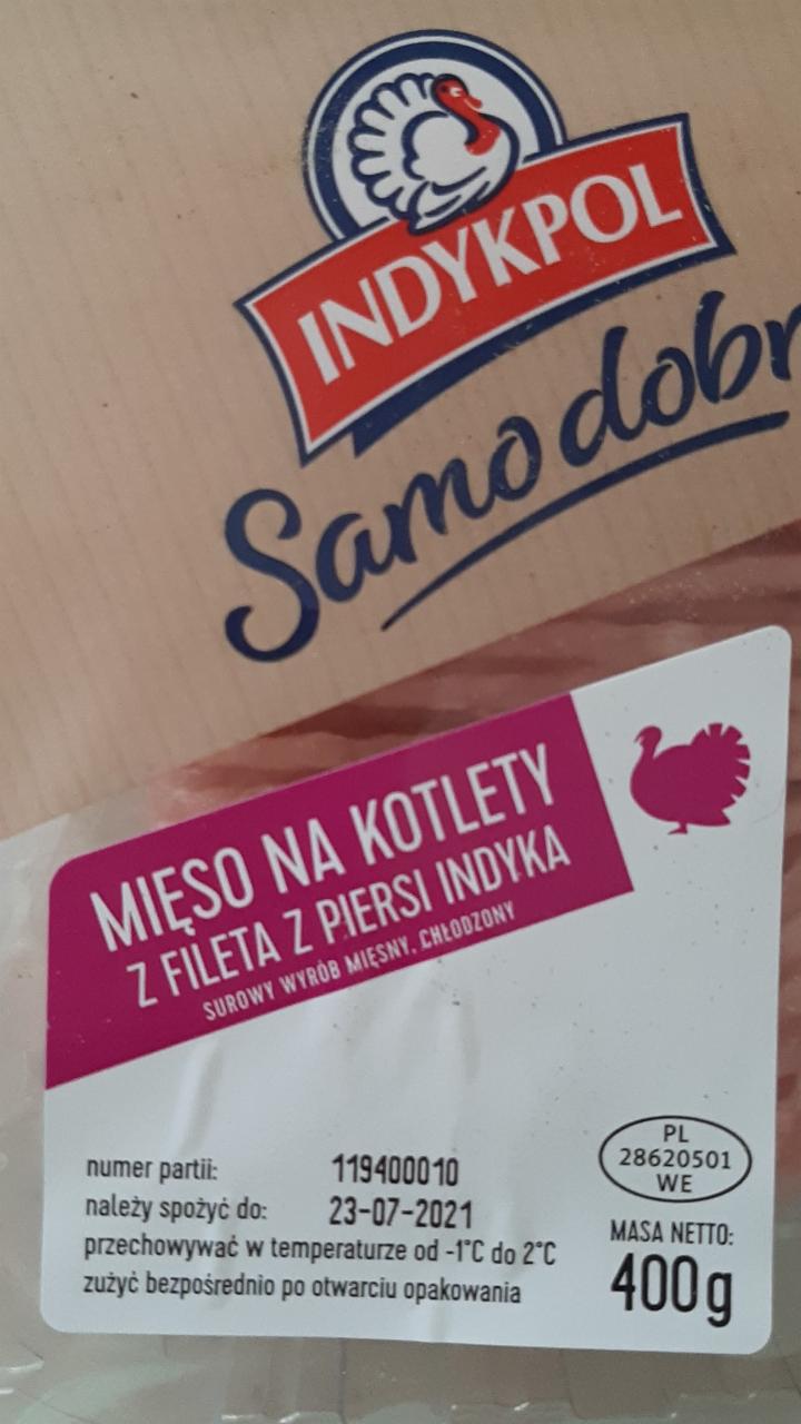 Photo - Indykpol Samo dobro Meat for Cutlets from Turkey Breast Fillet 400 g