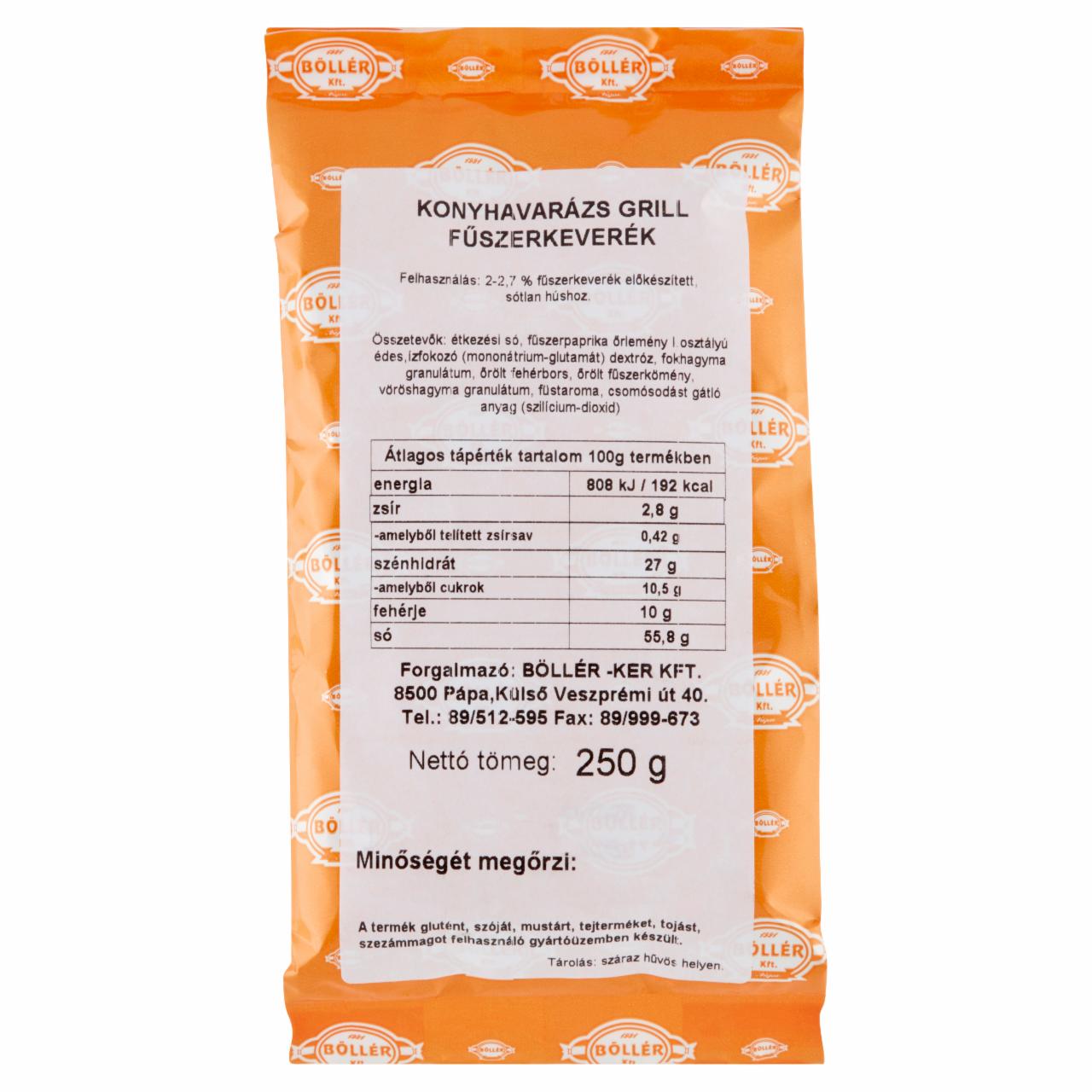 Photo - Böllér Konyhavarázs Grill Spice Mix 250 g