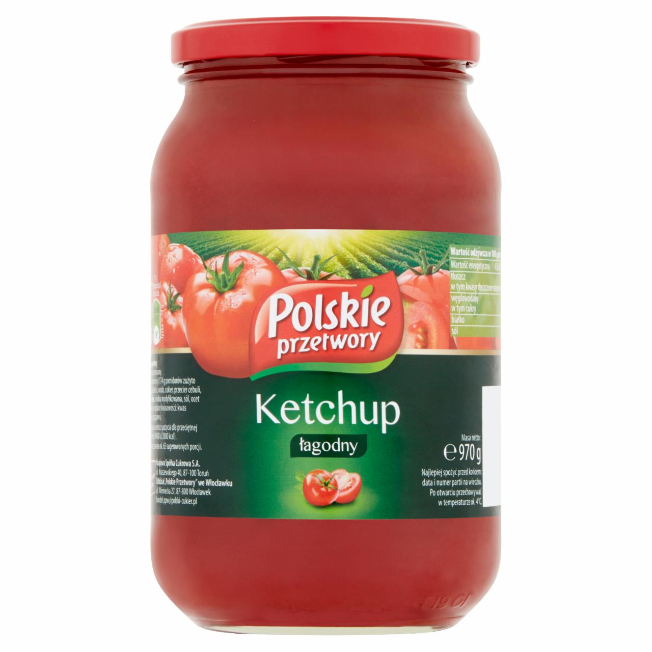 Photo - Polskie przetwory Mild Ketchup 970 g