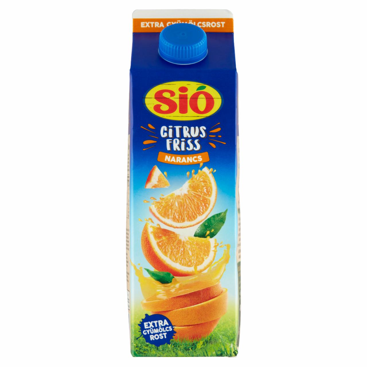 Photo - Sió Citrus Friss Orange Drink with Fruit Flesh 0,5 l