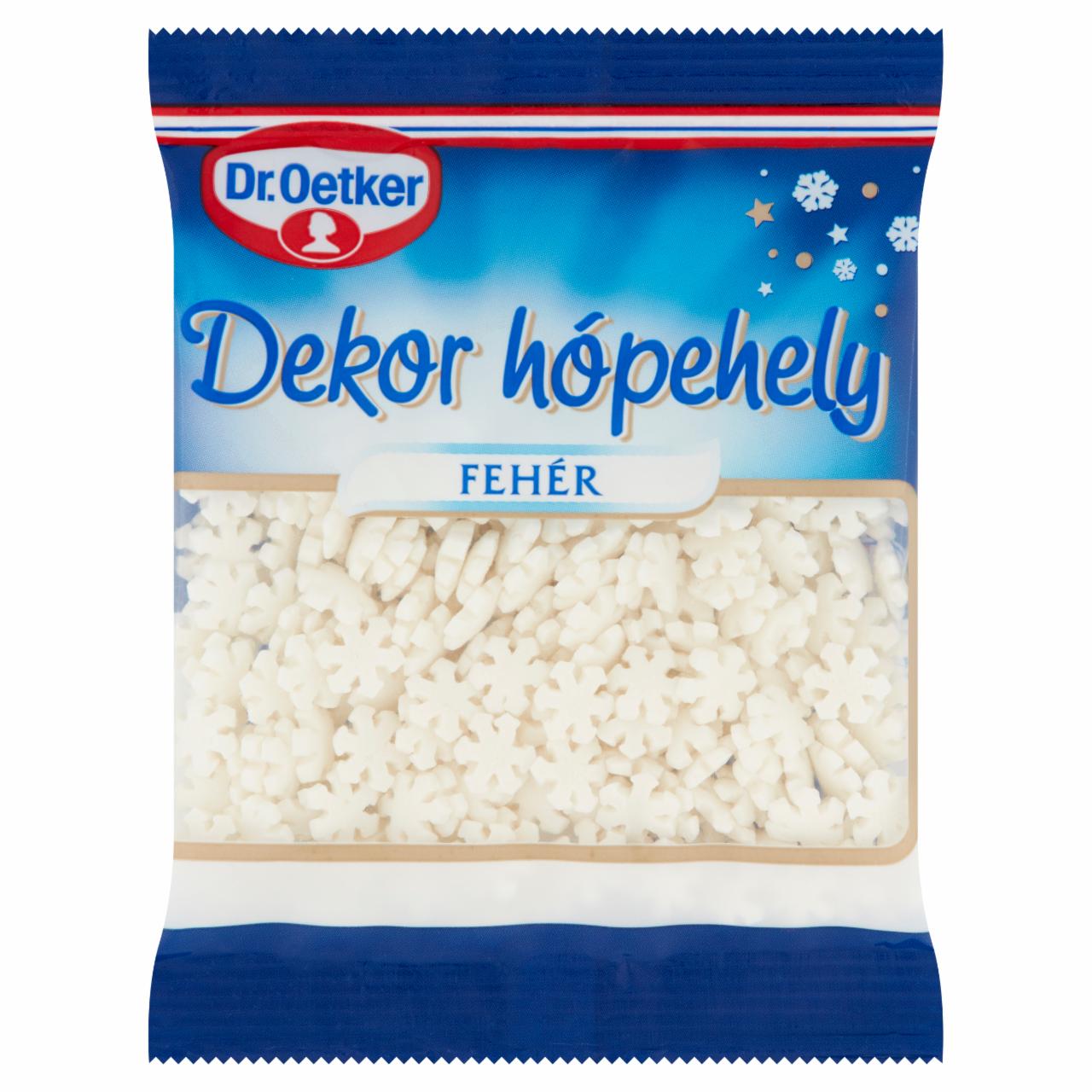 Photo - Dr. Oetker White Decor Snowflakes 30 g
