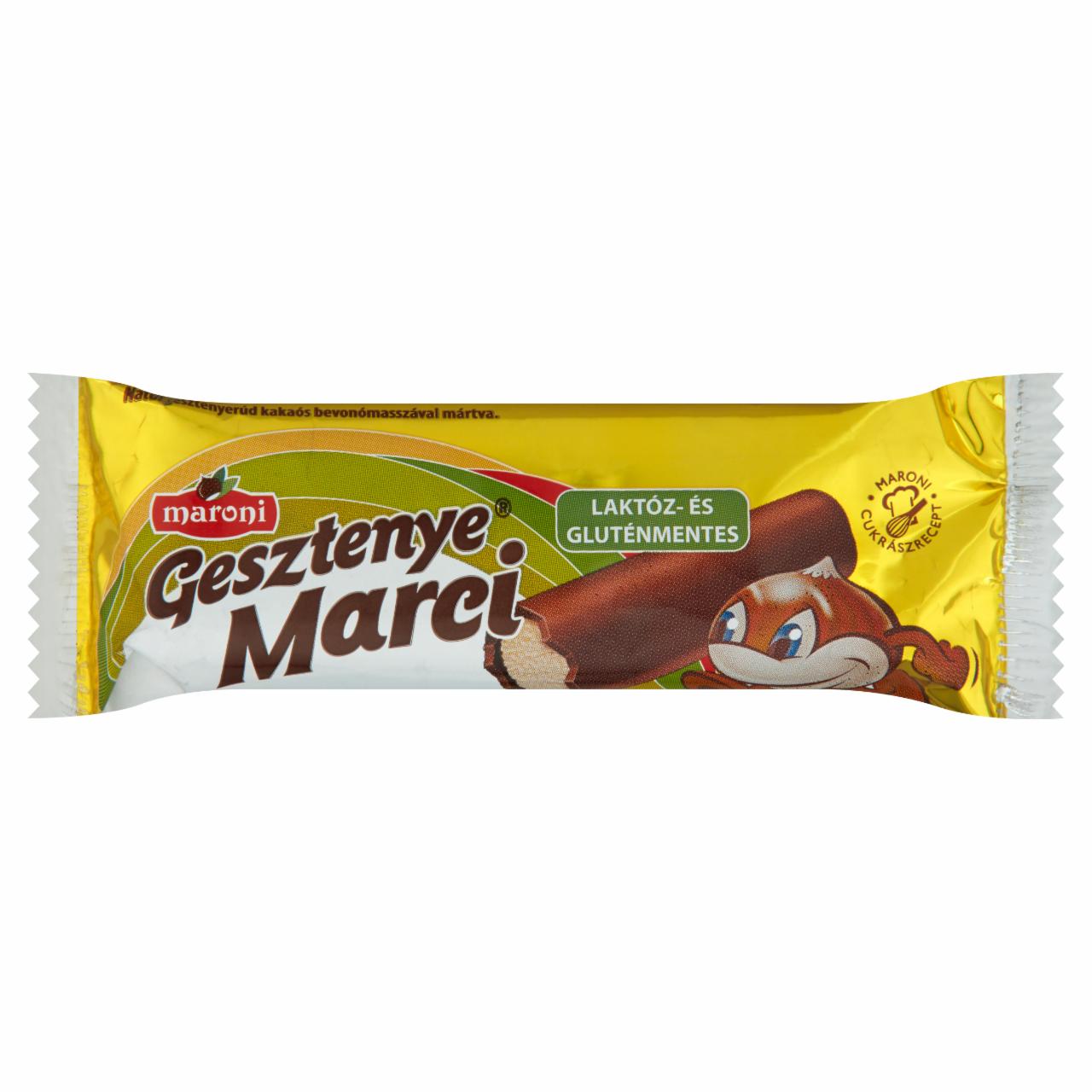 Photo - Maroni Gesztenye Marci Lactose- and Gluten-Free Unflavoured Chestnut Bar 30 g