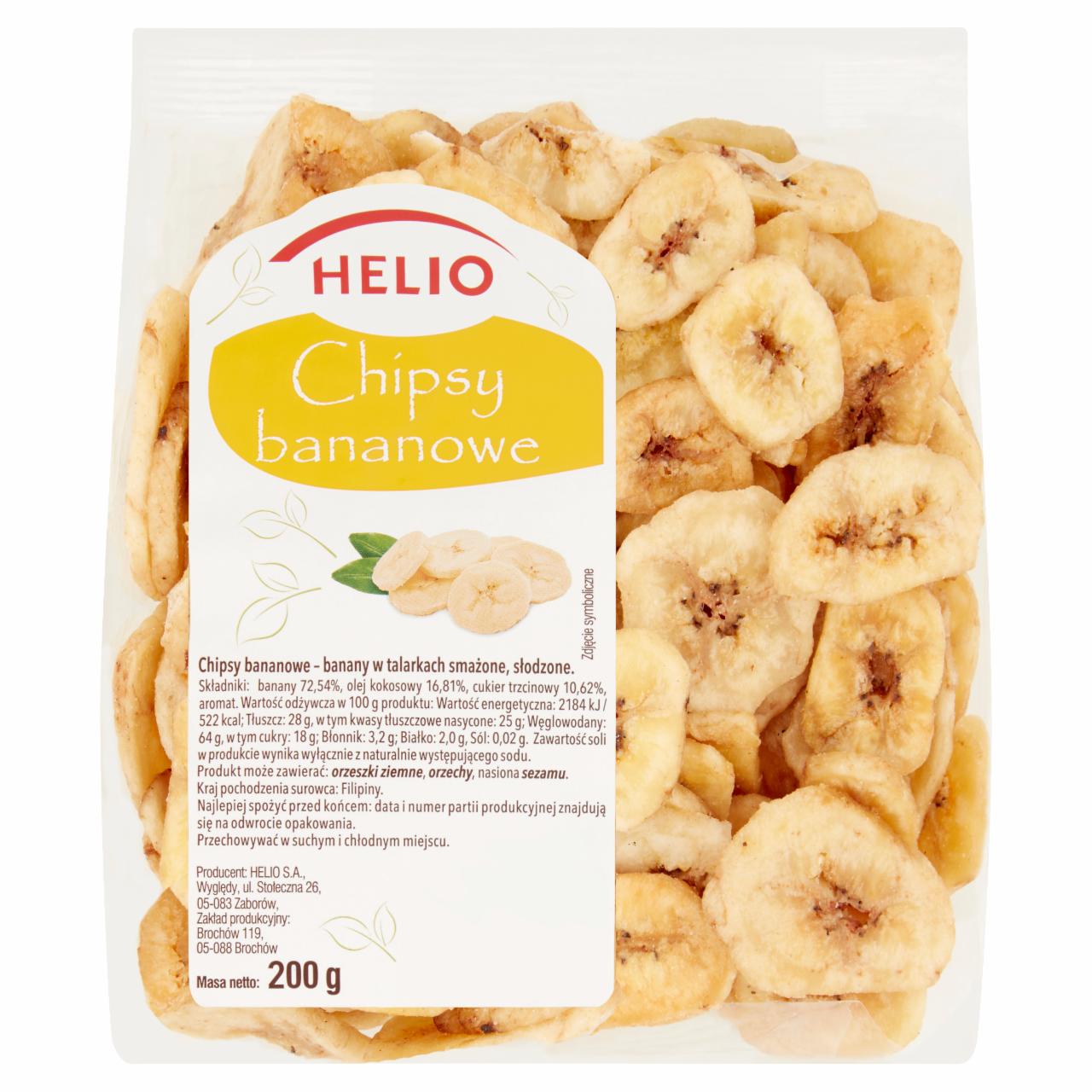 Photo - Helio Banana Crisps 200 g