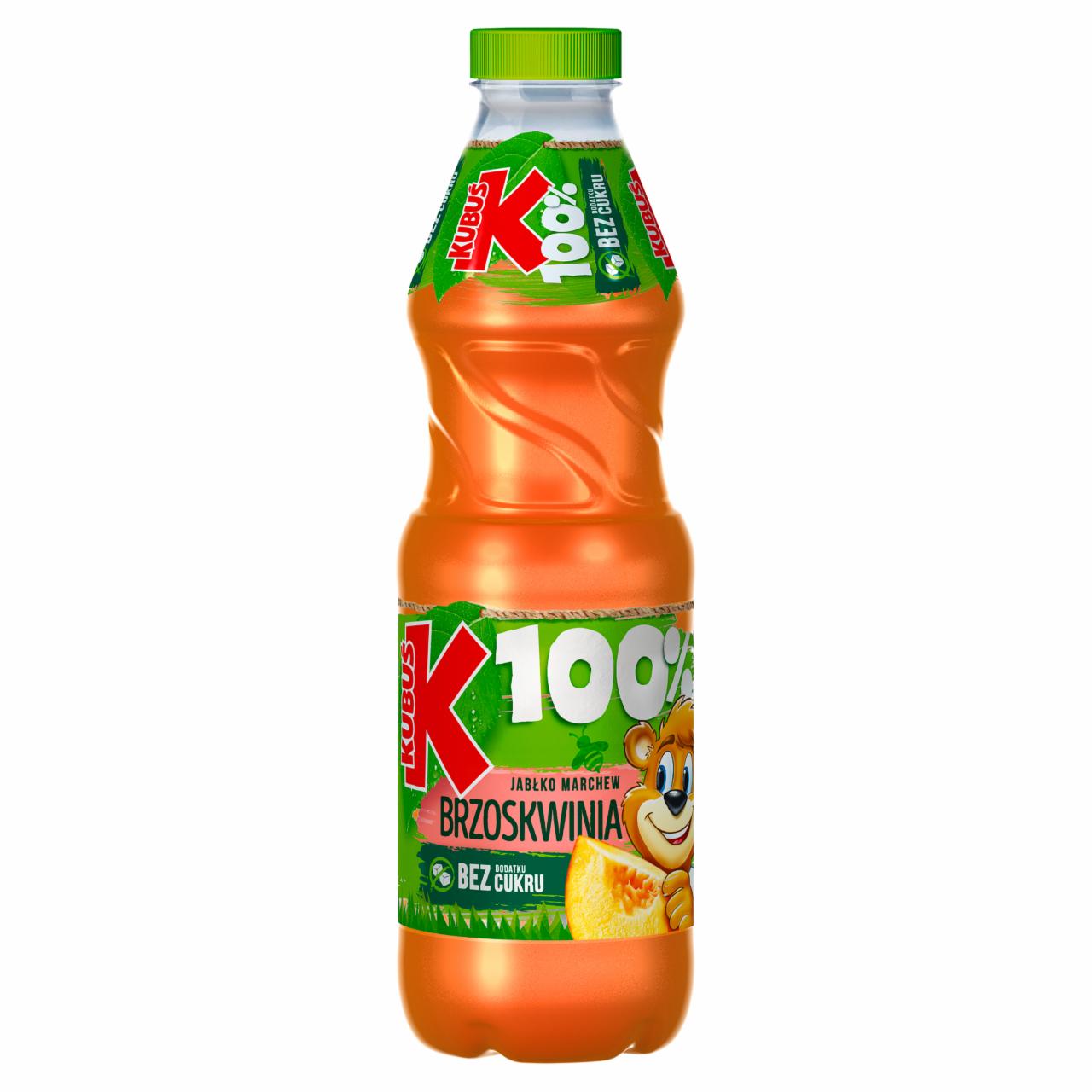 Photo - Kubuś 100% Apple Carrot Peach Juice 850 ml