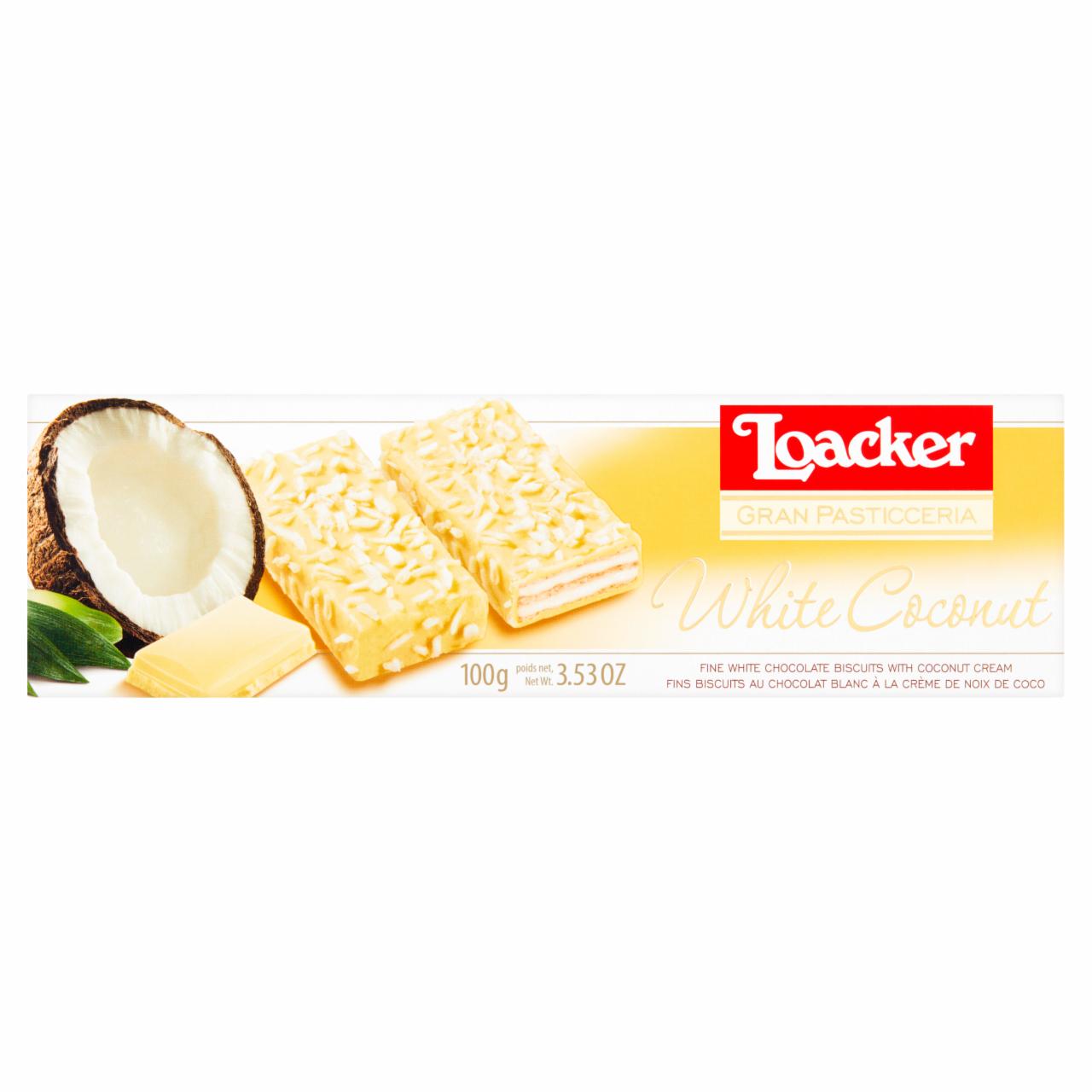 Photo - Loacker Patisserie White Coconut Biscuits 100 g