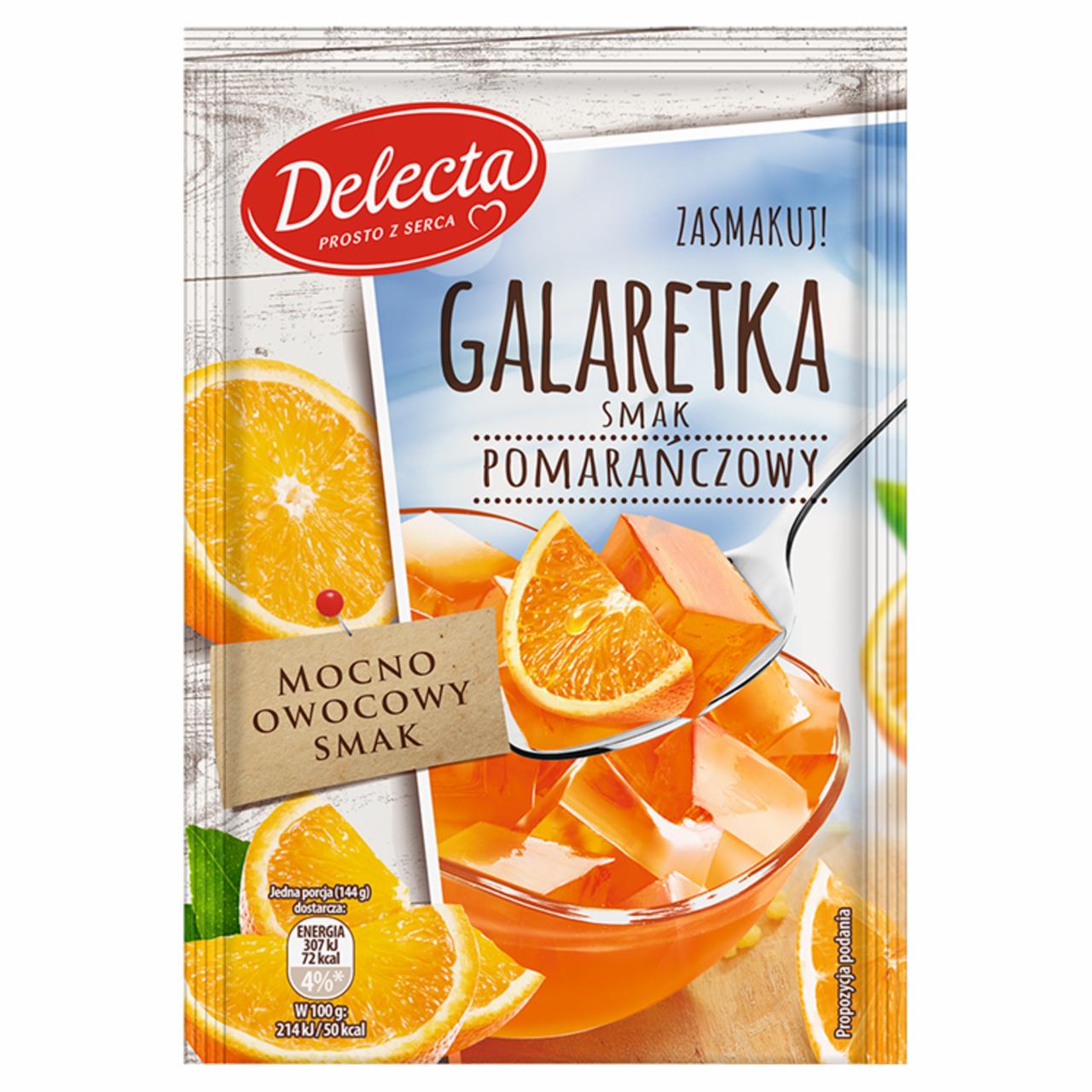Photo - Delecta Orange Flavoured Jelly 75 g
