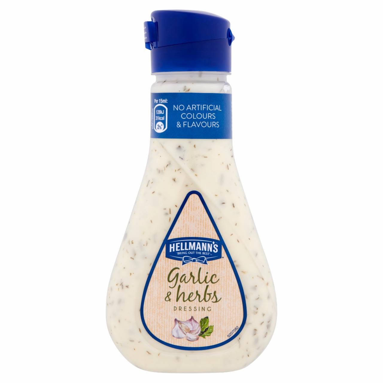 Photo - Hellmann's Garlic & Herbs Salad Dressing 235 ml