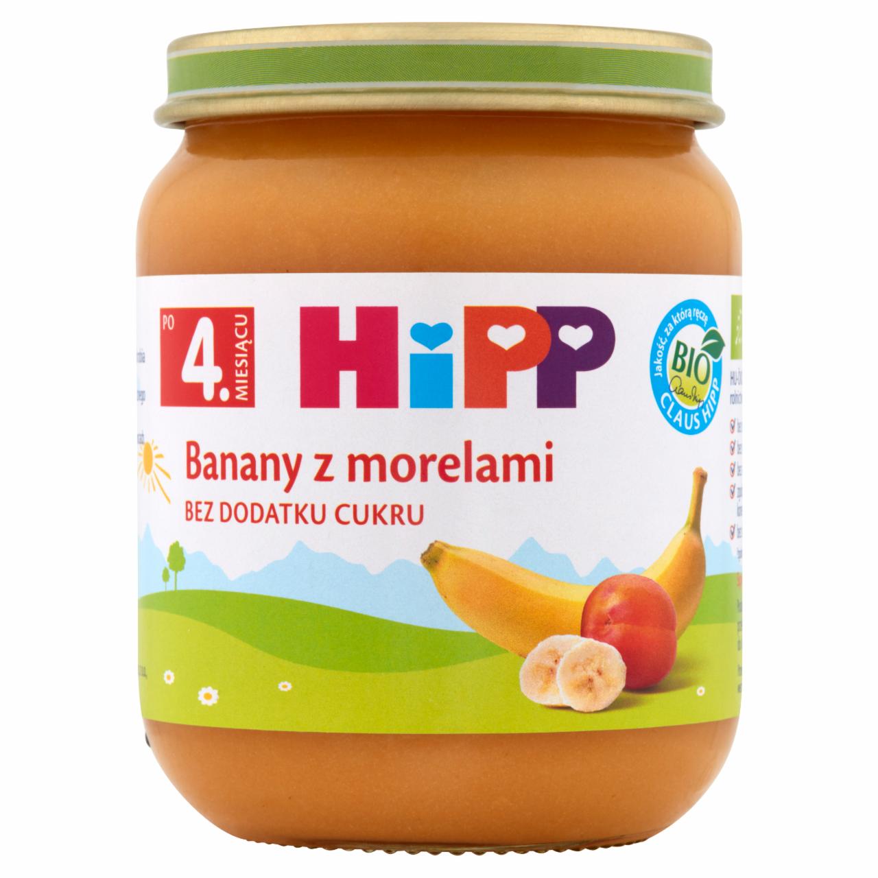 Photo - HiPP BIO Bananas with Apricots after 4 Months Onwards 125 g