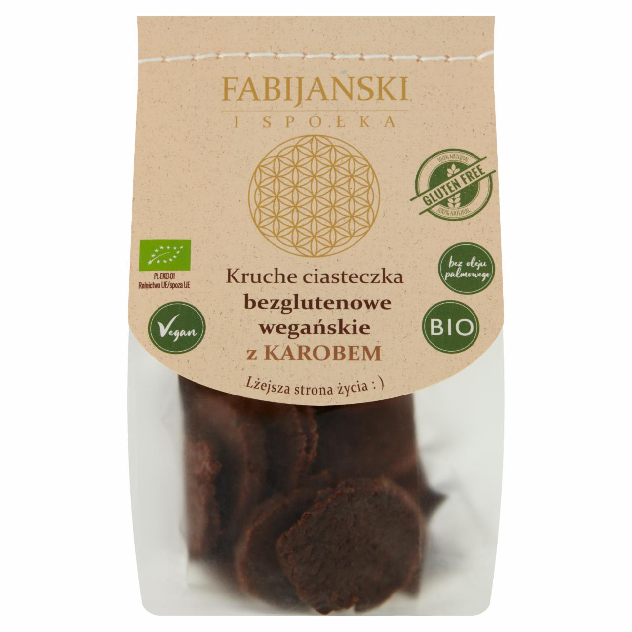 Photo - Gluten Free Vegan Crunchy Cookies with Carob 100 g