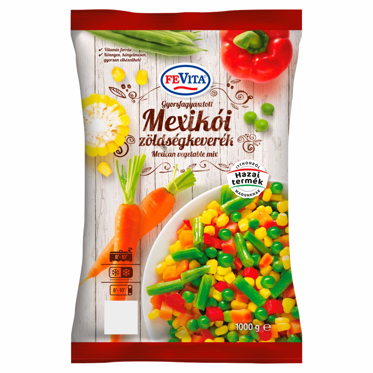 Photo - FeVita Quick-Frozen Mexican Vegetable Mix 1000 g