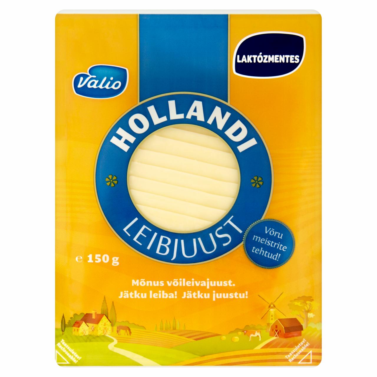 Photo - Valio Lactose-Free, Holland Style, Fat, Semi-Hard Cheese 150 g