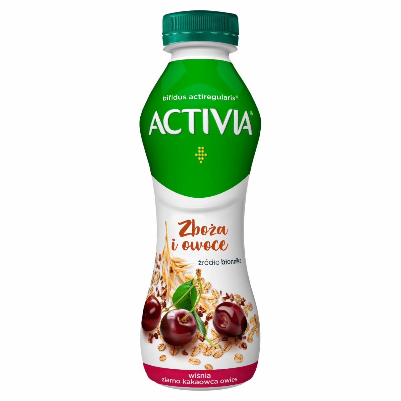 Photo - Danone Activia Cherry Cocoa Beans Oat Yoghurt 280 g
