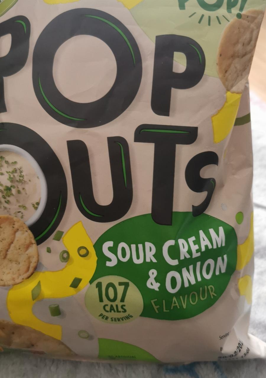 Photo - Pop Outs Sour Cream & Onion Snackrite