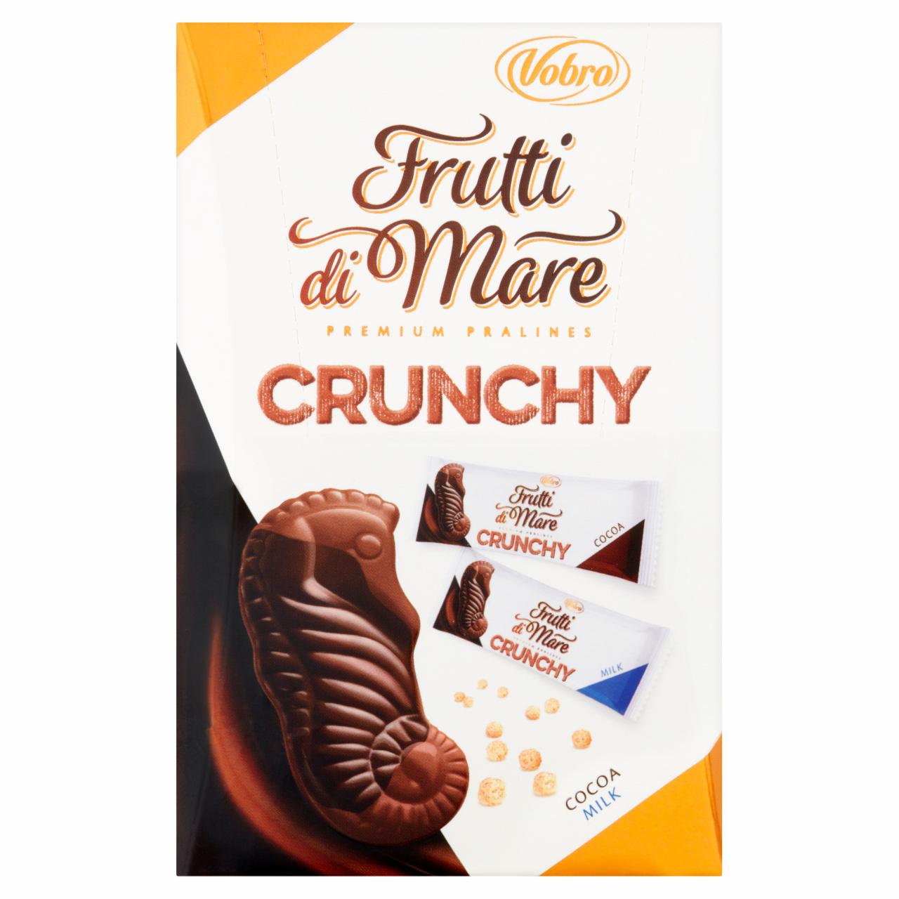Photo - Vobro Frutti di Mare Crunchy Pralines Filled with Cocoa and Milk Cream 130 g