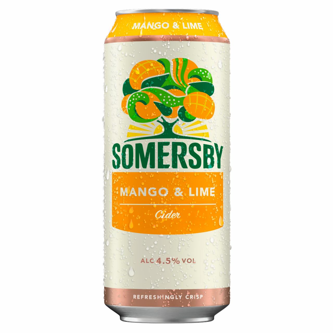 Photo - Somersby Mango & Lime Flavoured Cider 4,5% 0,5 l